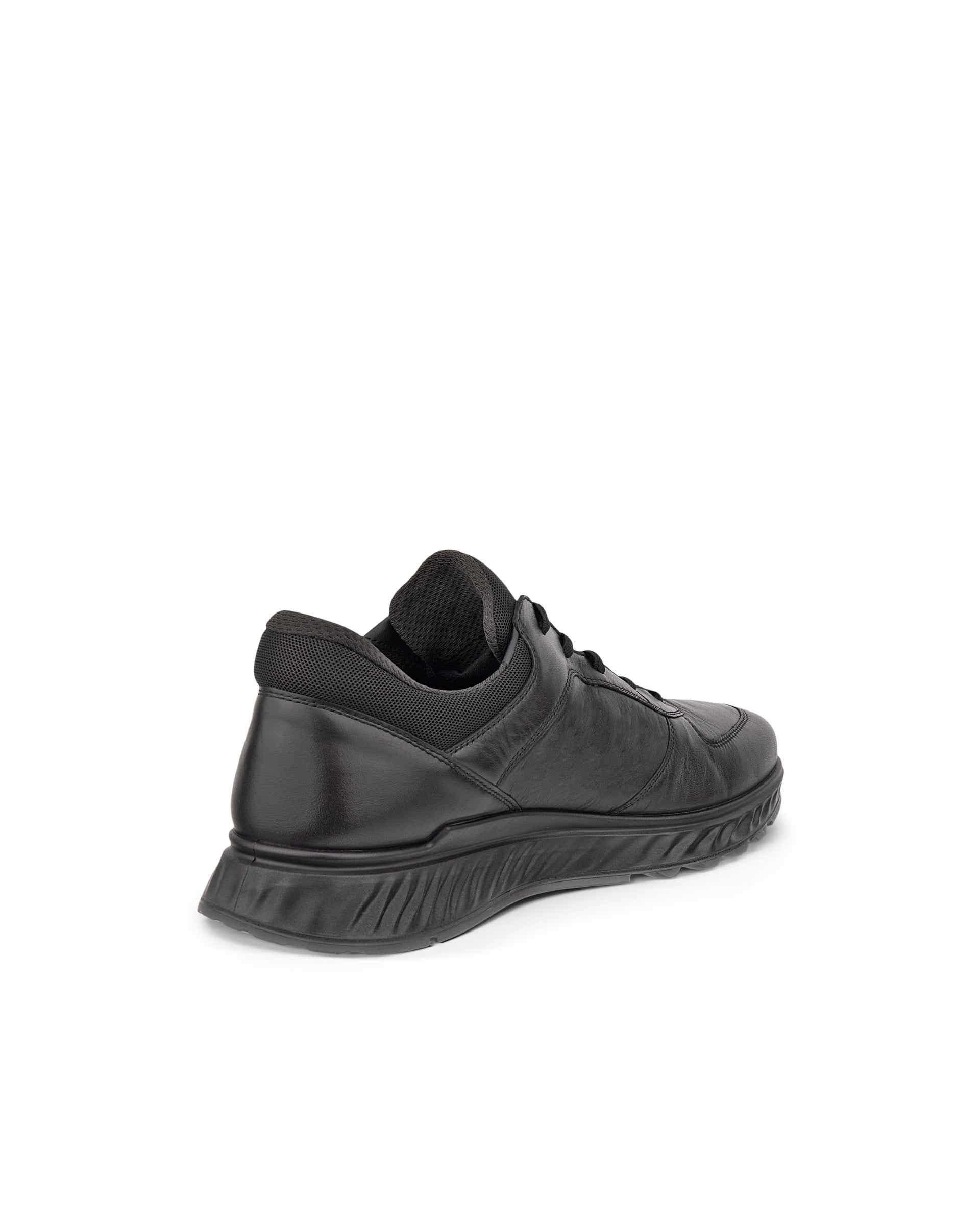 Pánské kožené outdoorové Gore-Tex tenisky ECCO® Exostride - Černá - Back