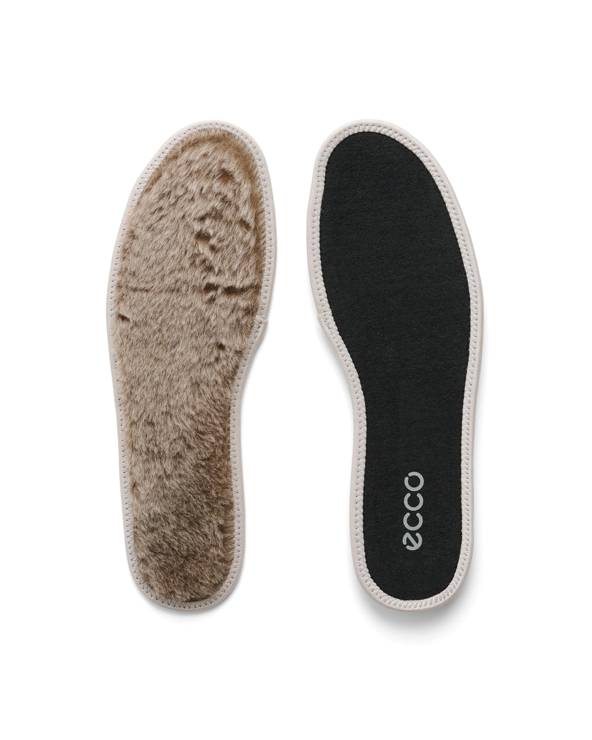 ECCO® Comfort Damen Einlegesohle aus Lammfell - Beige - Detail-1