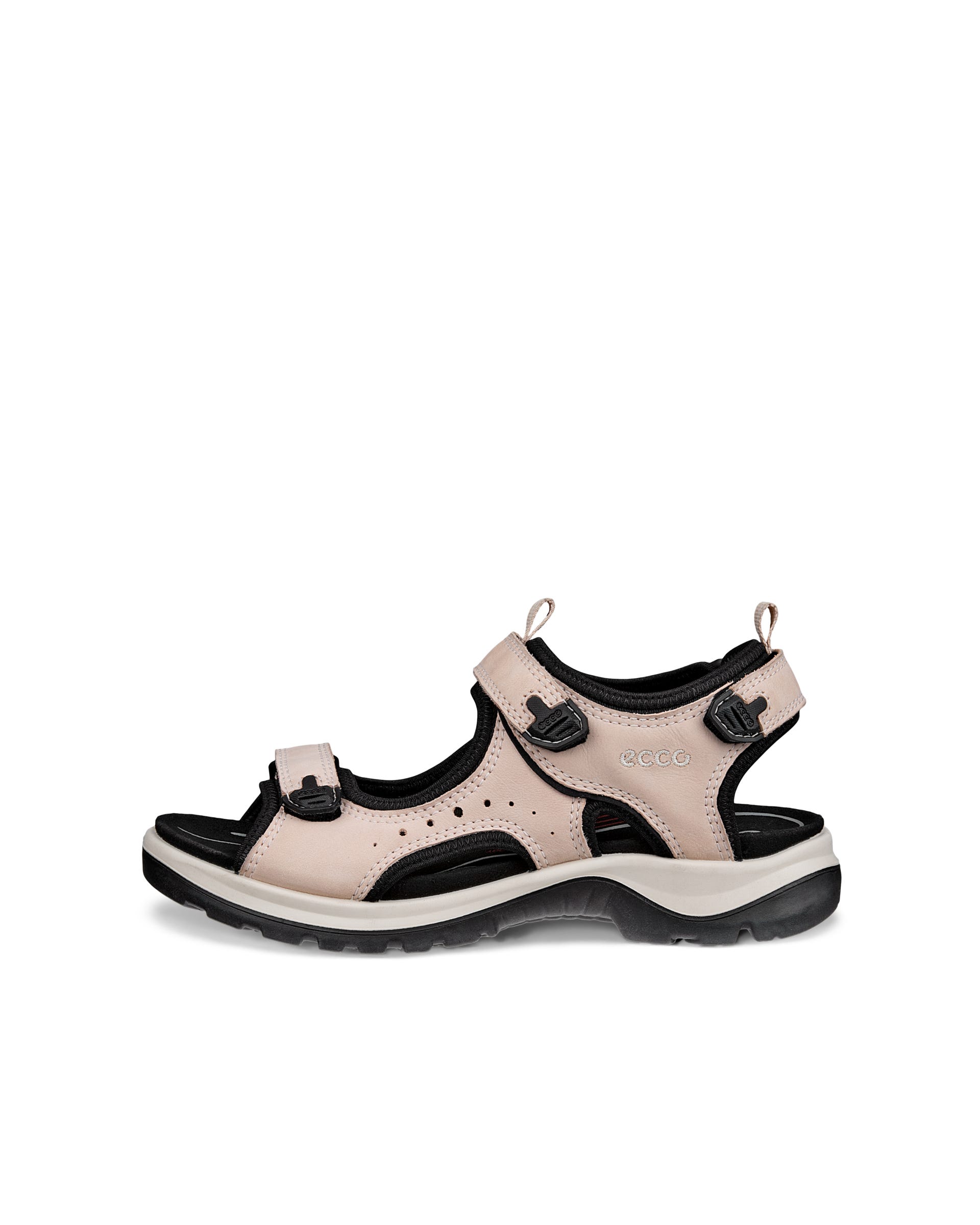 Women's ECCO® Offroad Nubuck Hiking Sandal - Pink - Outside
