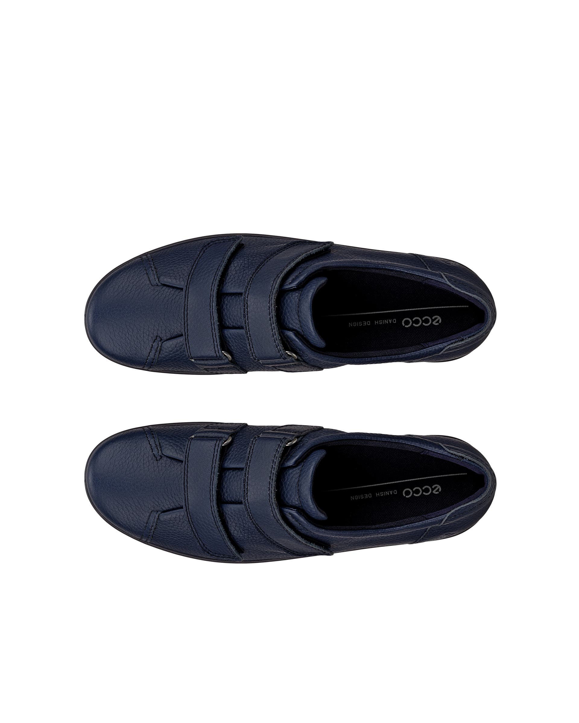 Naisten ECCO® Soft 2.0 nahka kävelykenkä - Sininen - Top left pair