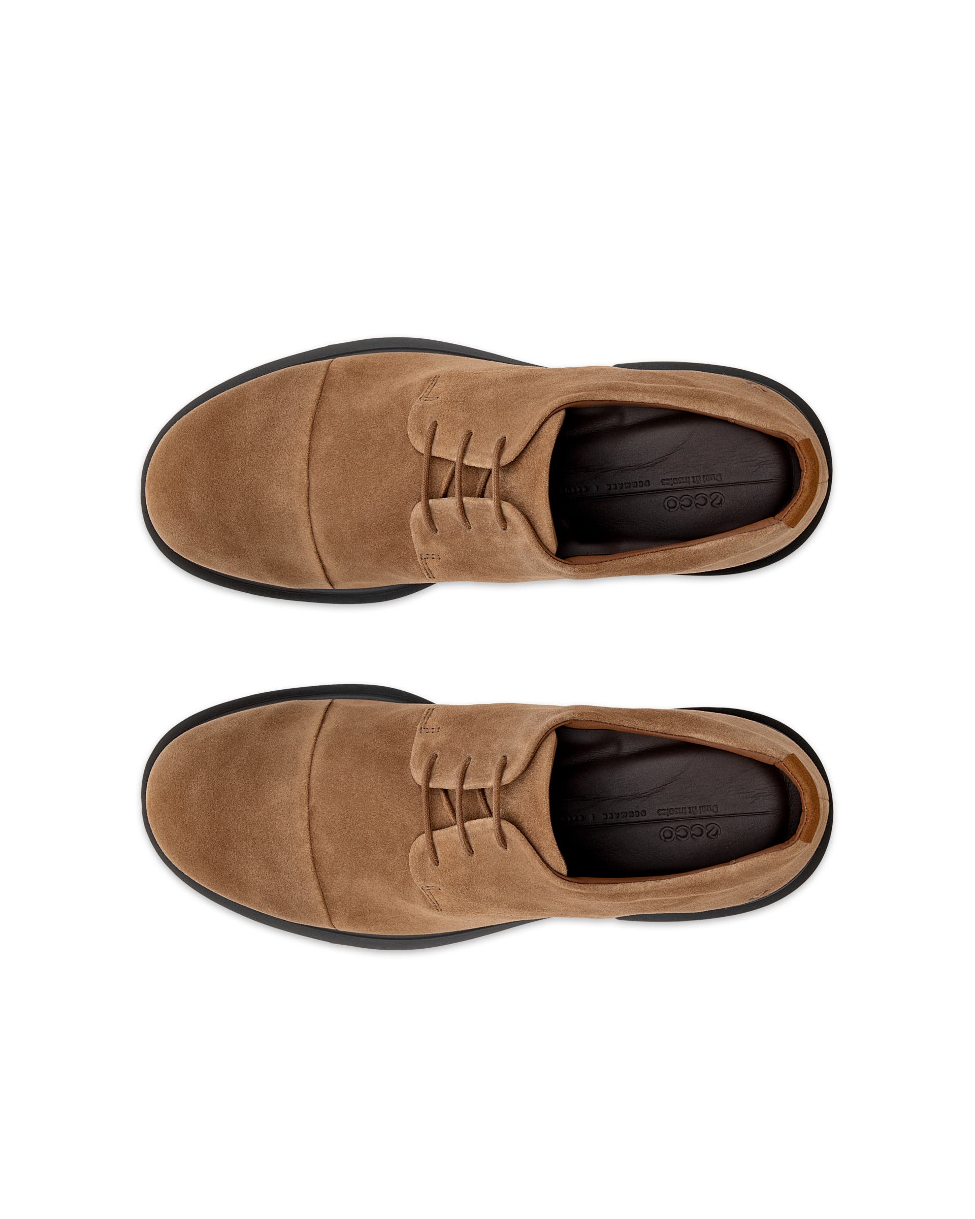 ECCO METROPOLE SEOUL MEN メンズ レザーダービーシューズ - ブラウン - Top left pair