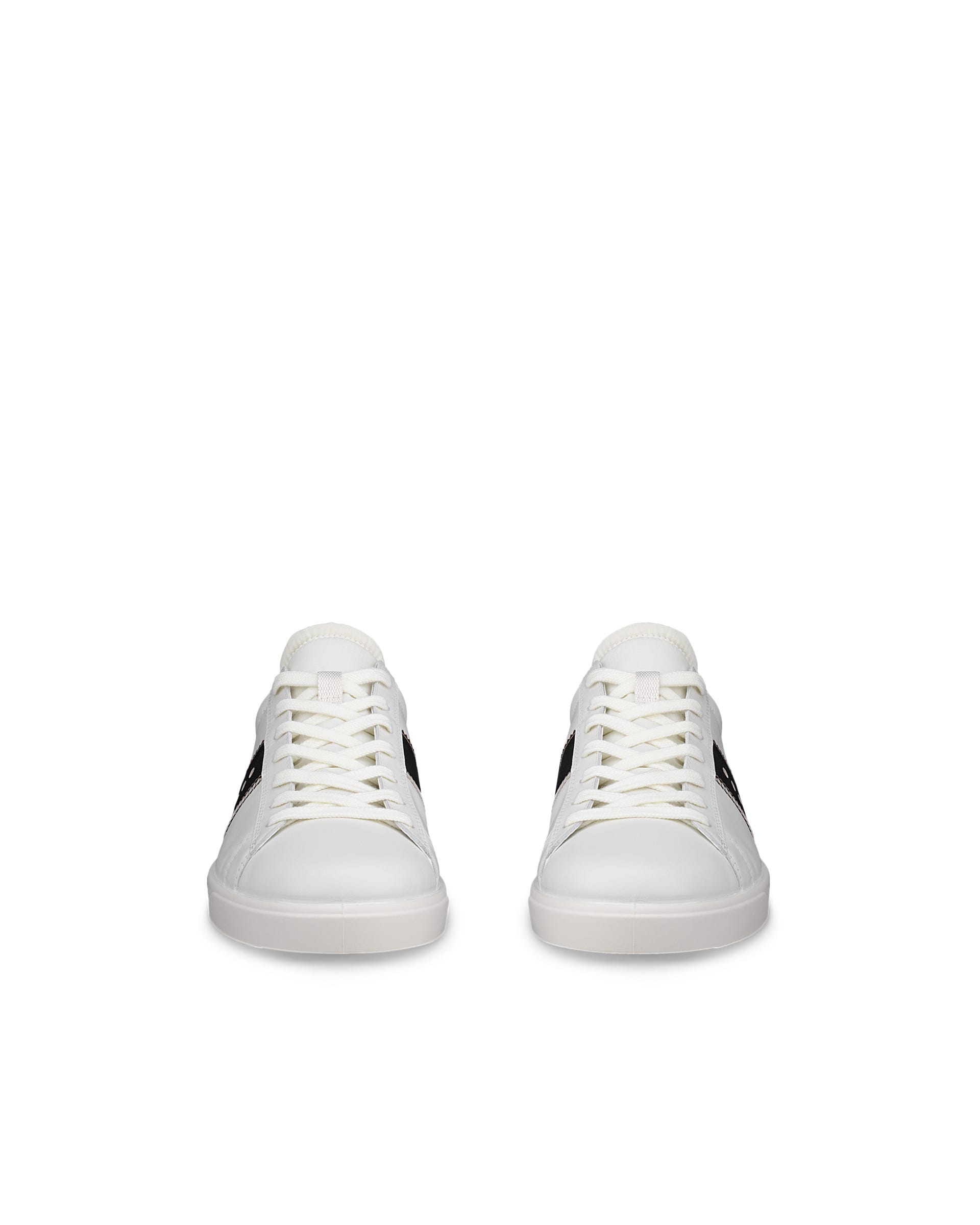Women's ECCO® Street Lite Leather Sneaker - White - Front pair