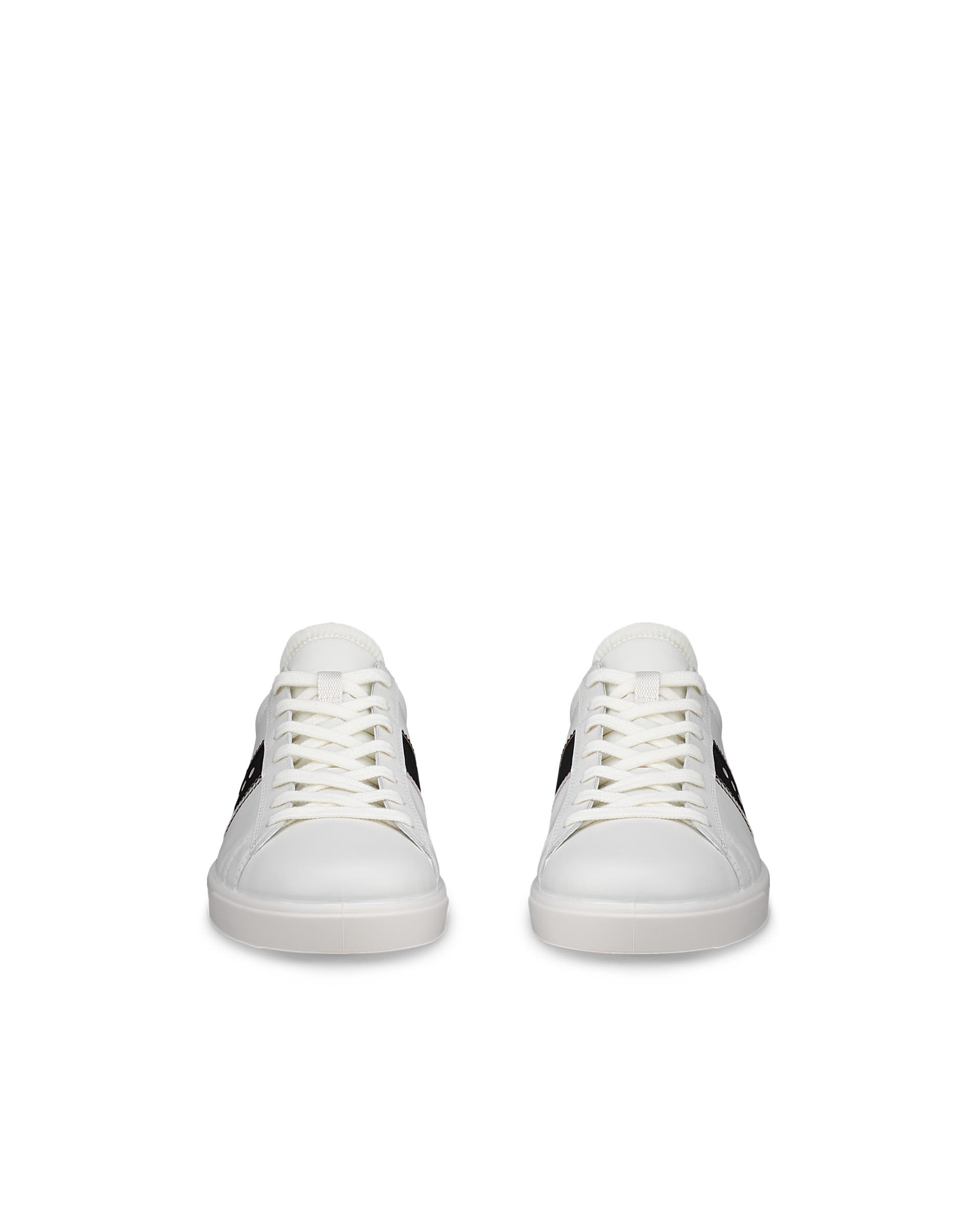 Women's ECCO® Street Lite Leather Sneaker - White - Front pair