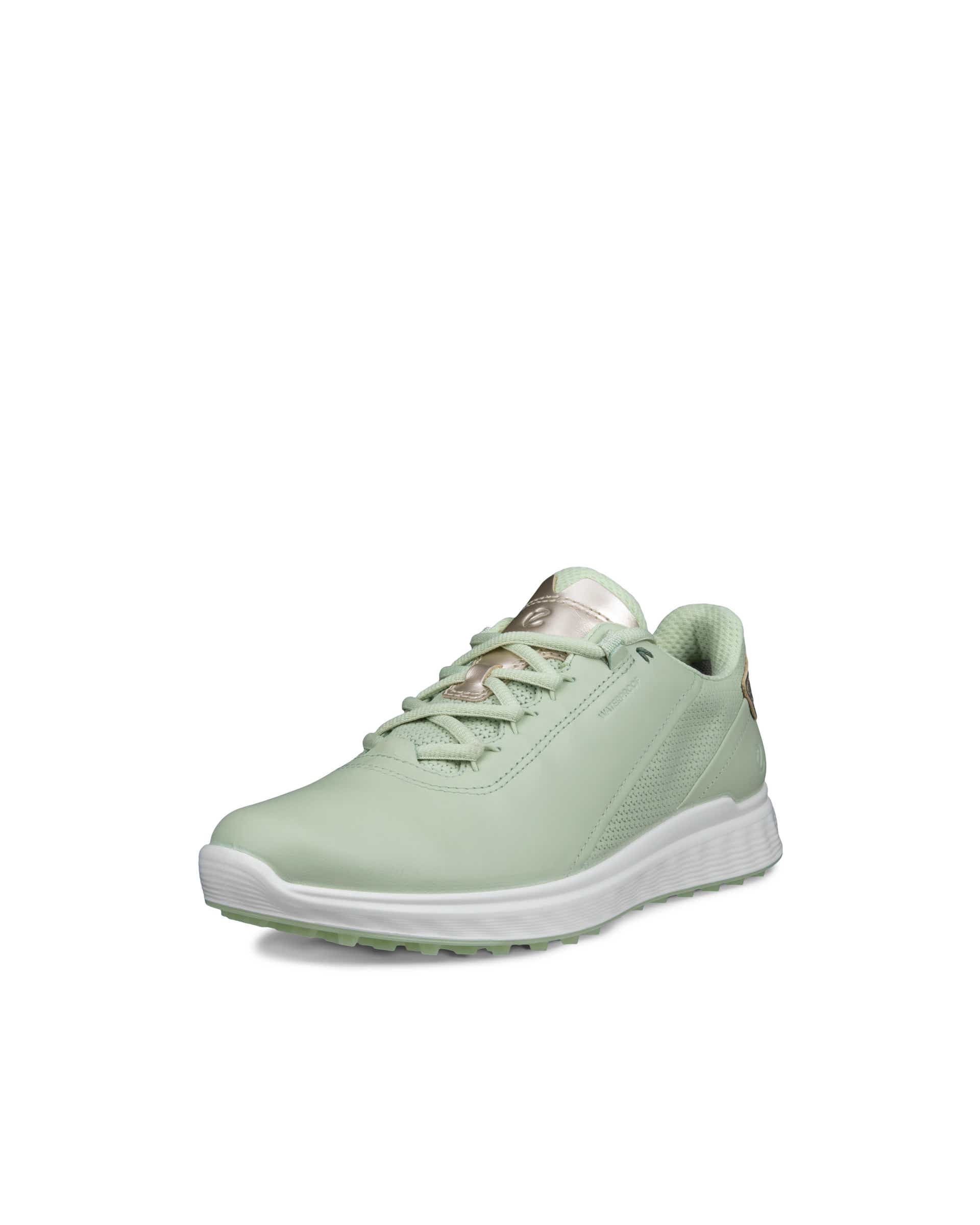 Women's ECCO® Golf S-Casual Leather Waterproof Golf Shoe - Green - Main