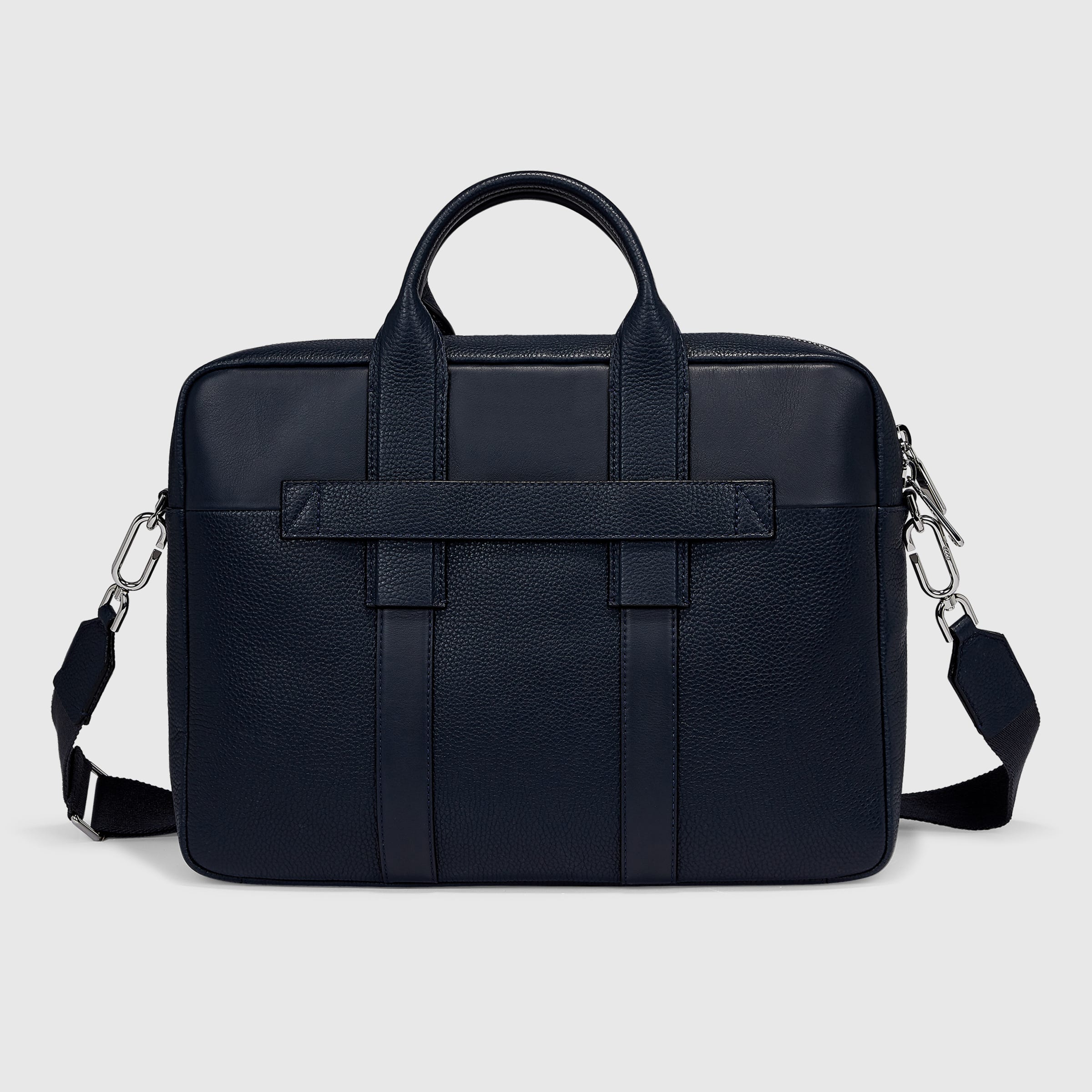ECCO TEXTUREBLOCK LAPTOP BAG - Blue - Back