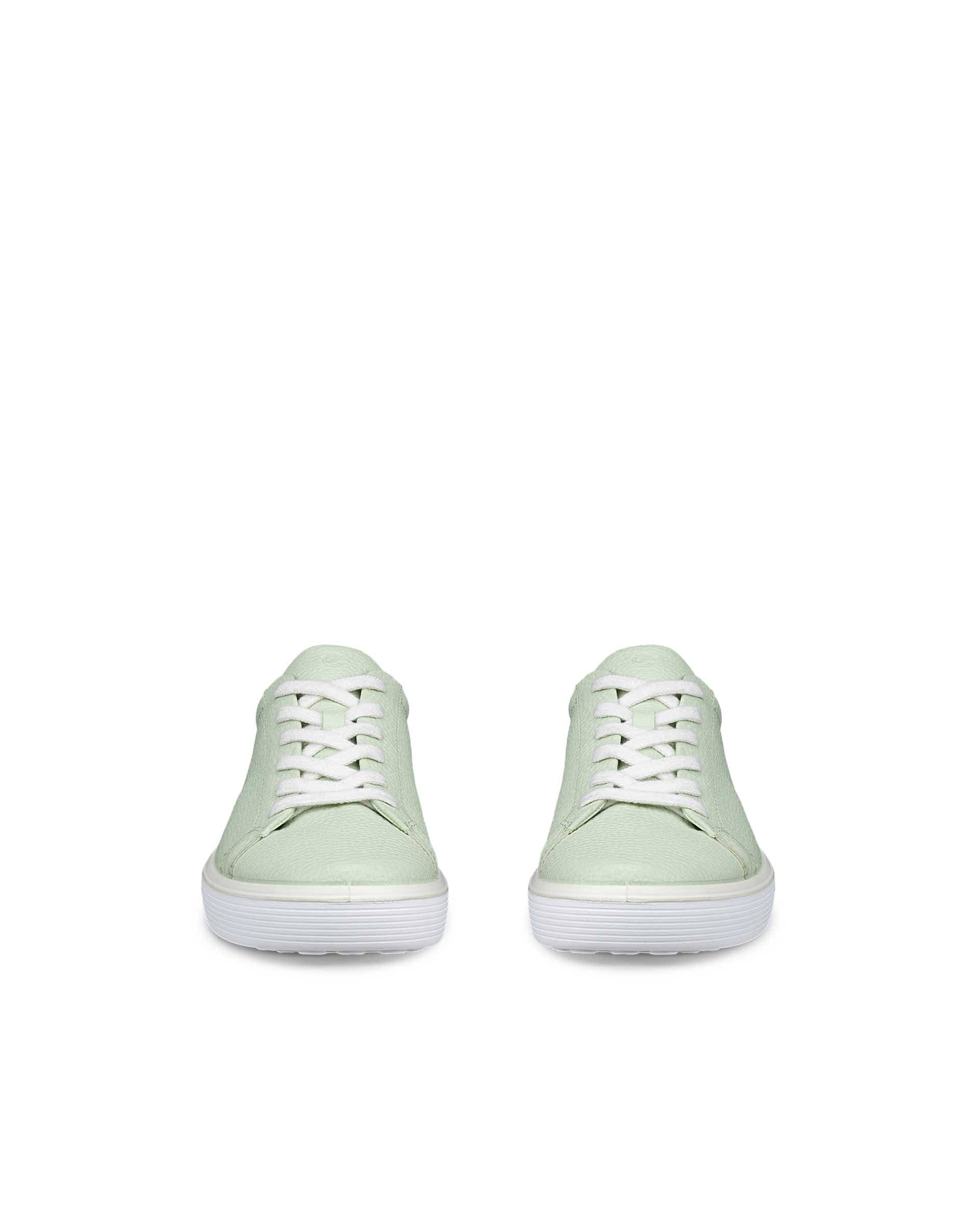 Women's ECCO® Soft 60 Leather Sneaker - Green - Front pair