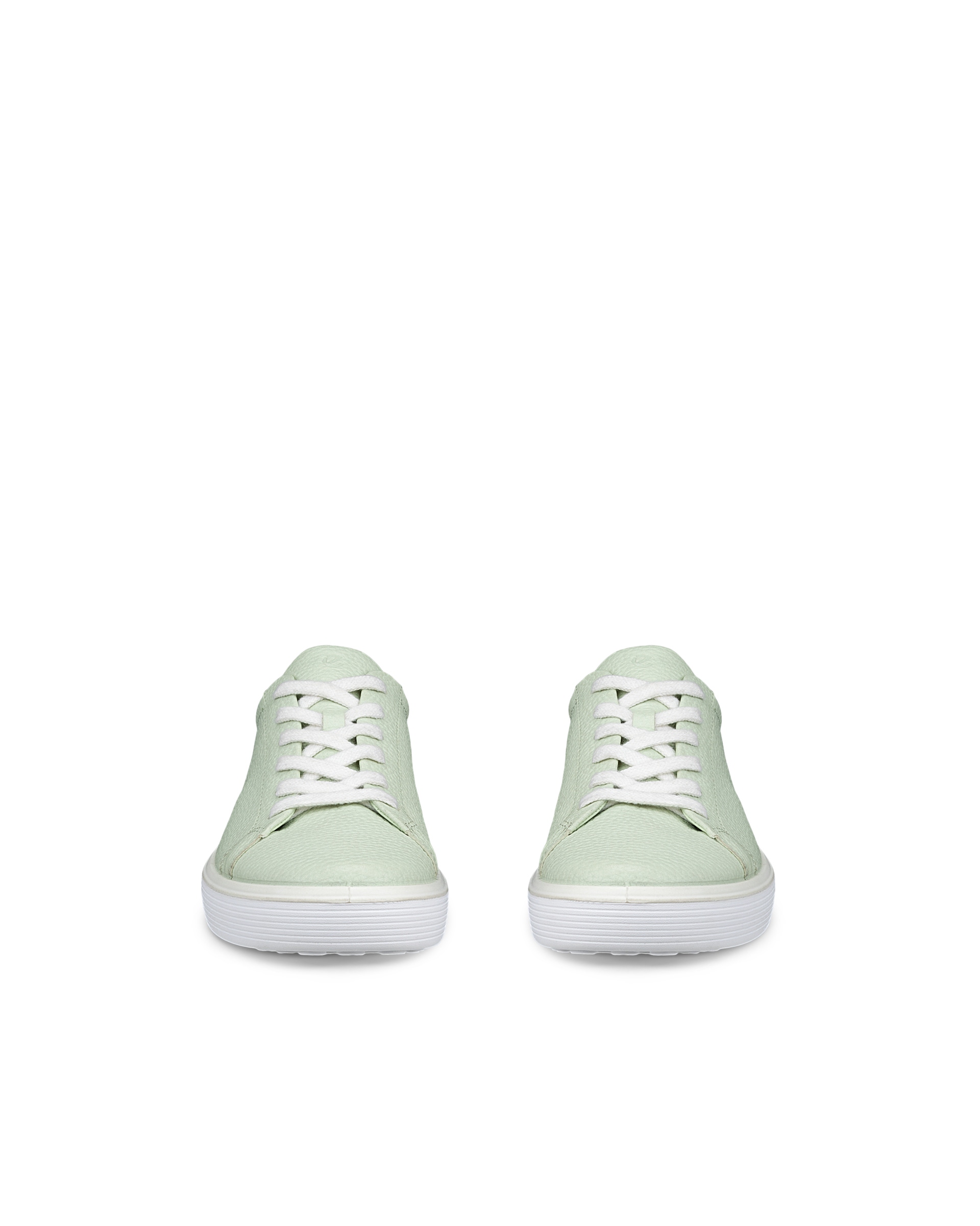 Women's ECCO® Soft 60 Leather Sneaker - Green - Front pair