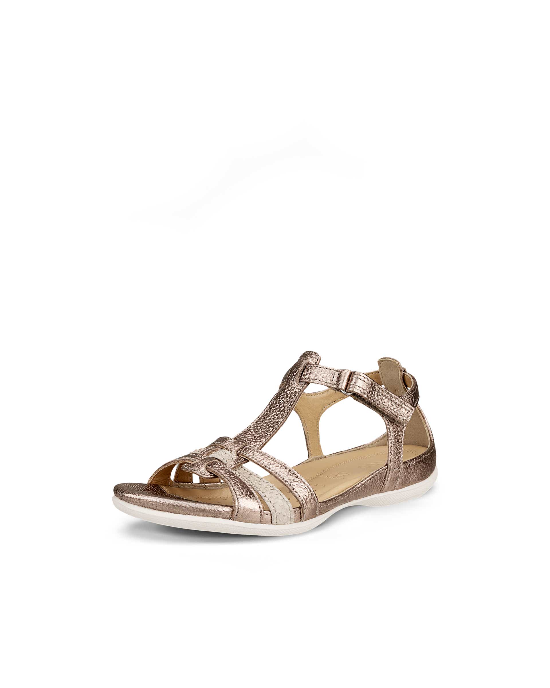 ECCO® Flash salomé cuir pour femme - Gris - Main