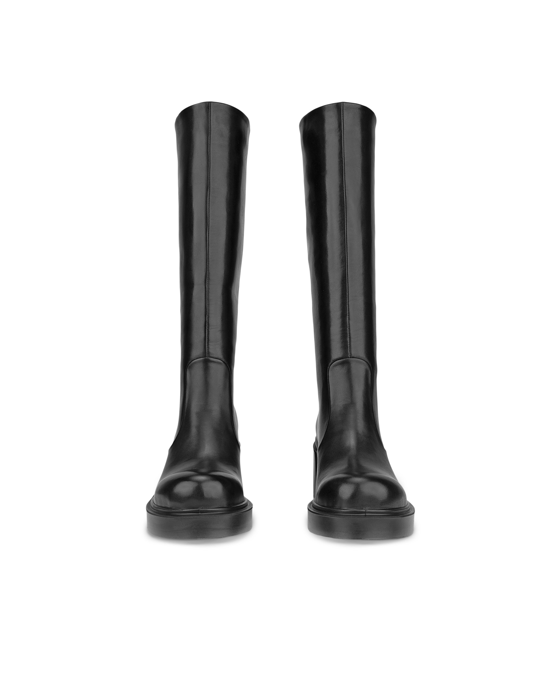 Women's ECCO® Metropole Seoul 45 Leather High-Cut Boot | Black