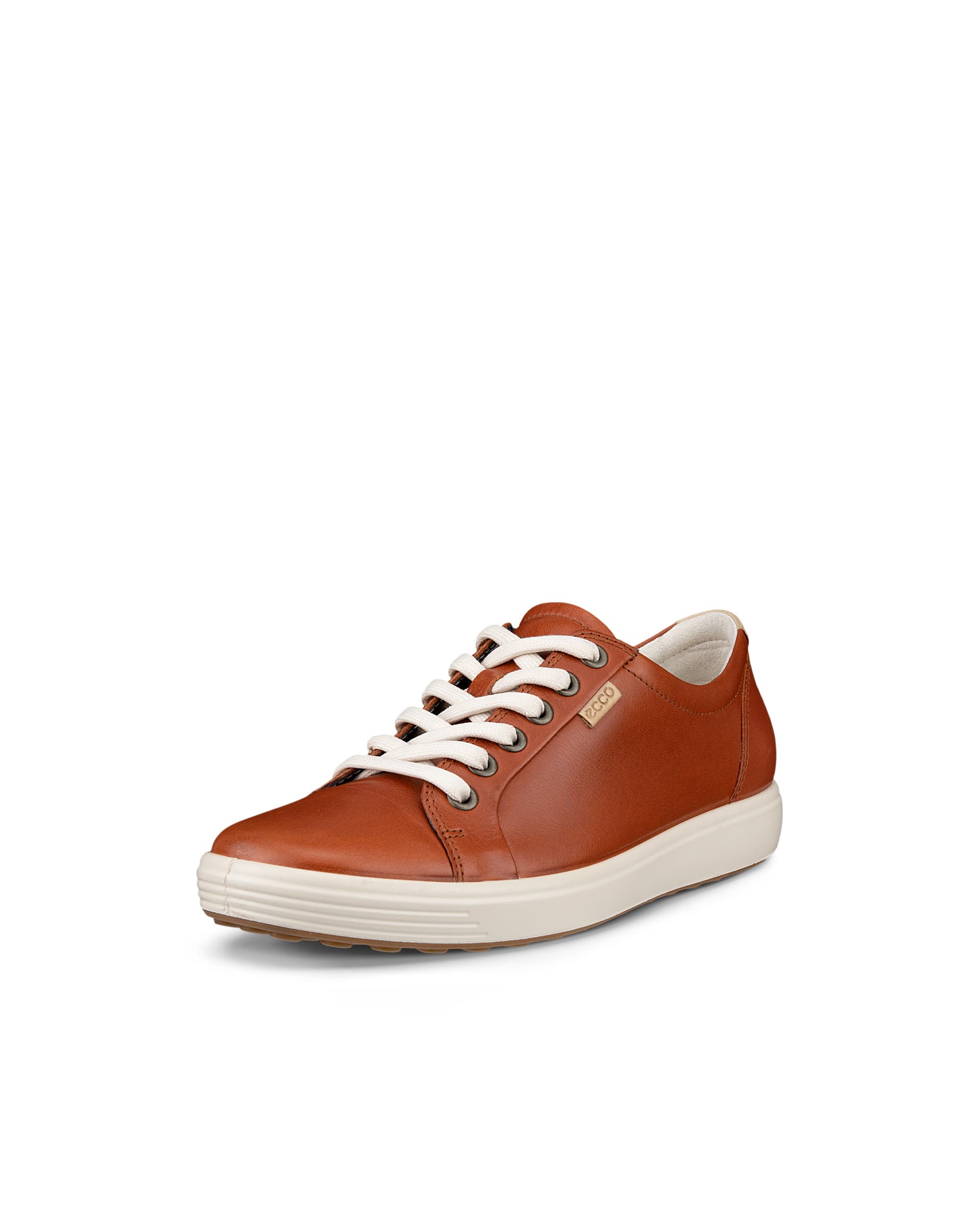 ECCO Womens Soft 7 Sneaker - Brown - Main