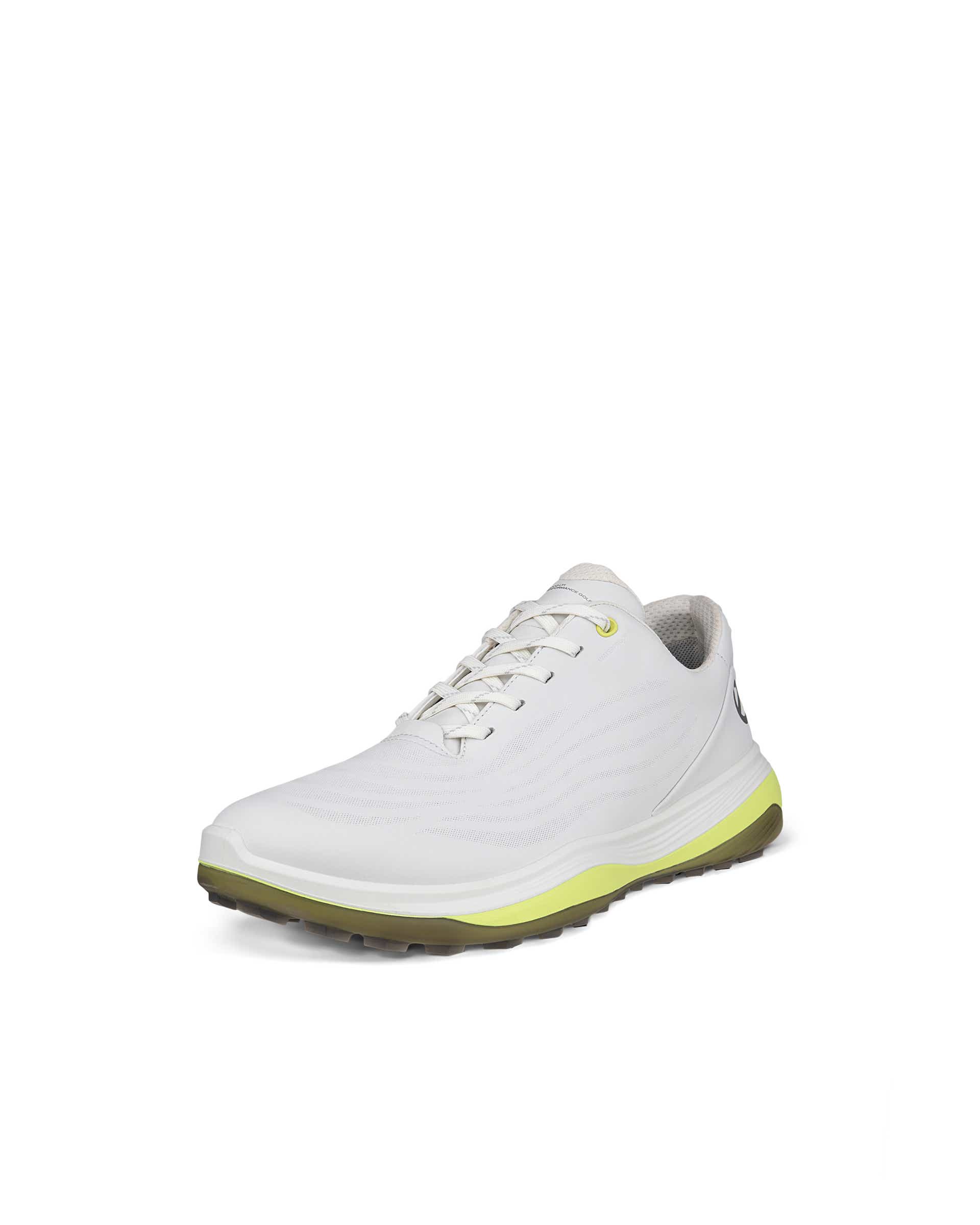 Men's ECCO® Golf LT1 Leather Waterproof Golf Shoe - White - Main