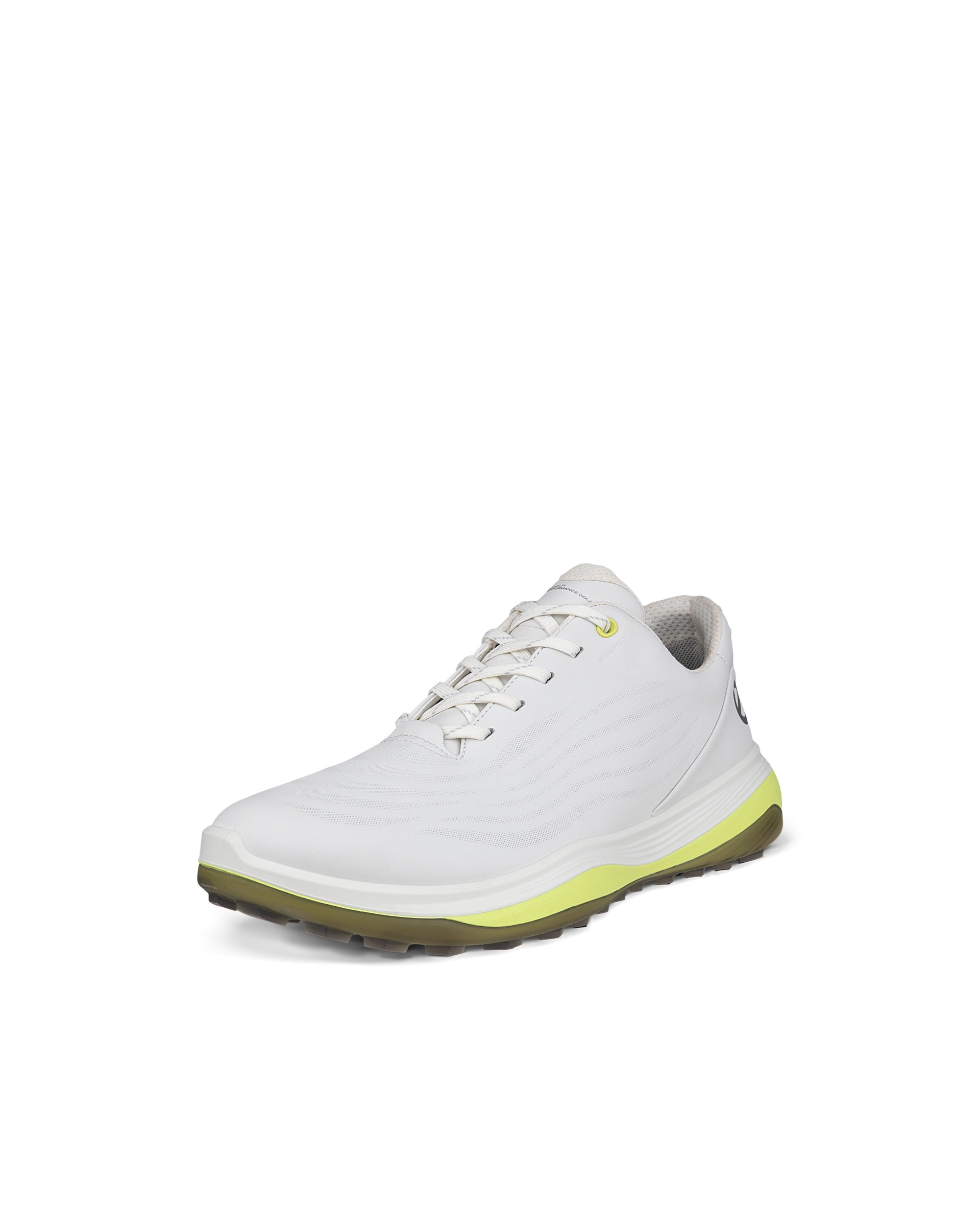 Men's ECCO® Golf LT1 Leather Waterproof Golf Shoe - White - Main