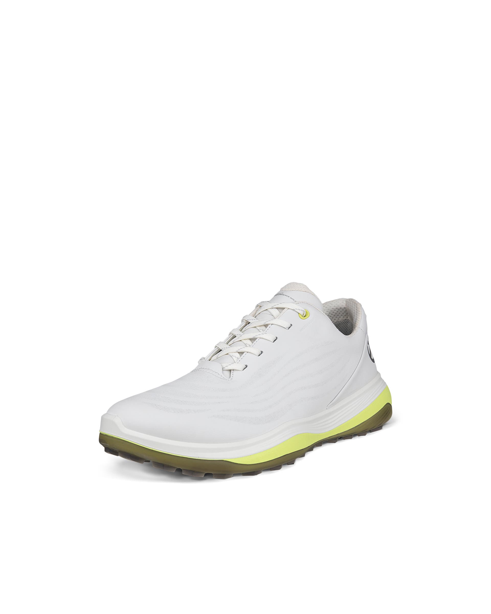 ECCO LT1 GOLF LACE Men メンズ レザーウォータープルーフゴルフシューズ - ホワイト - Main