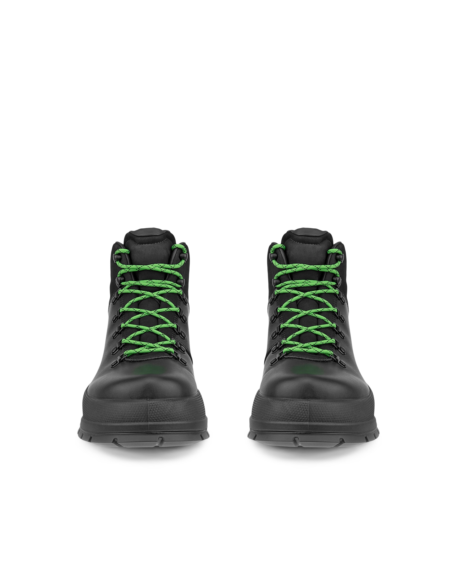 ECCO® TRACK 30 bottines en cuir pour homme - Noir - Front pair