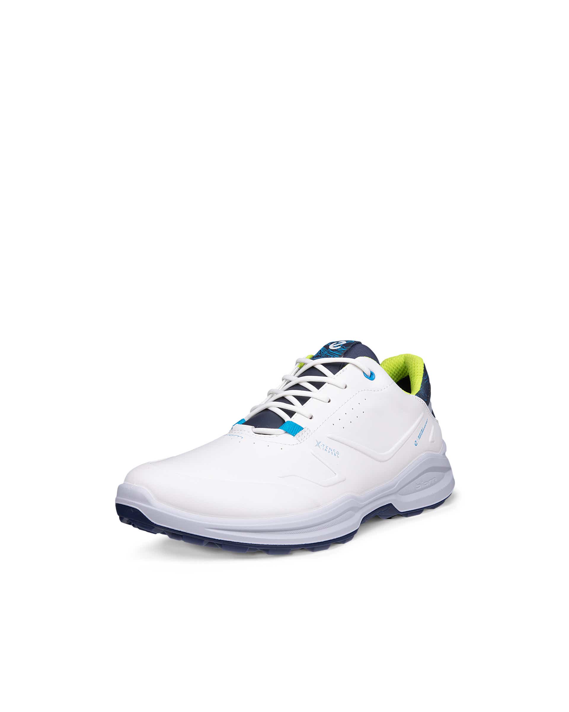 Men's ECCO® Golf Biom H6 Leather Waterproof Golf Shoe - White - Main