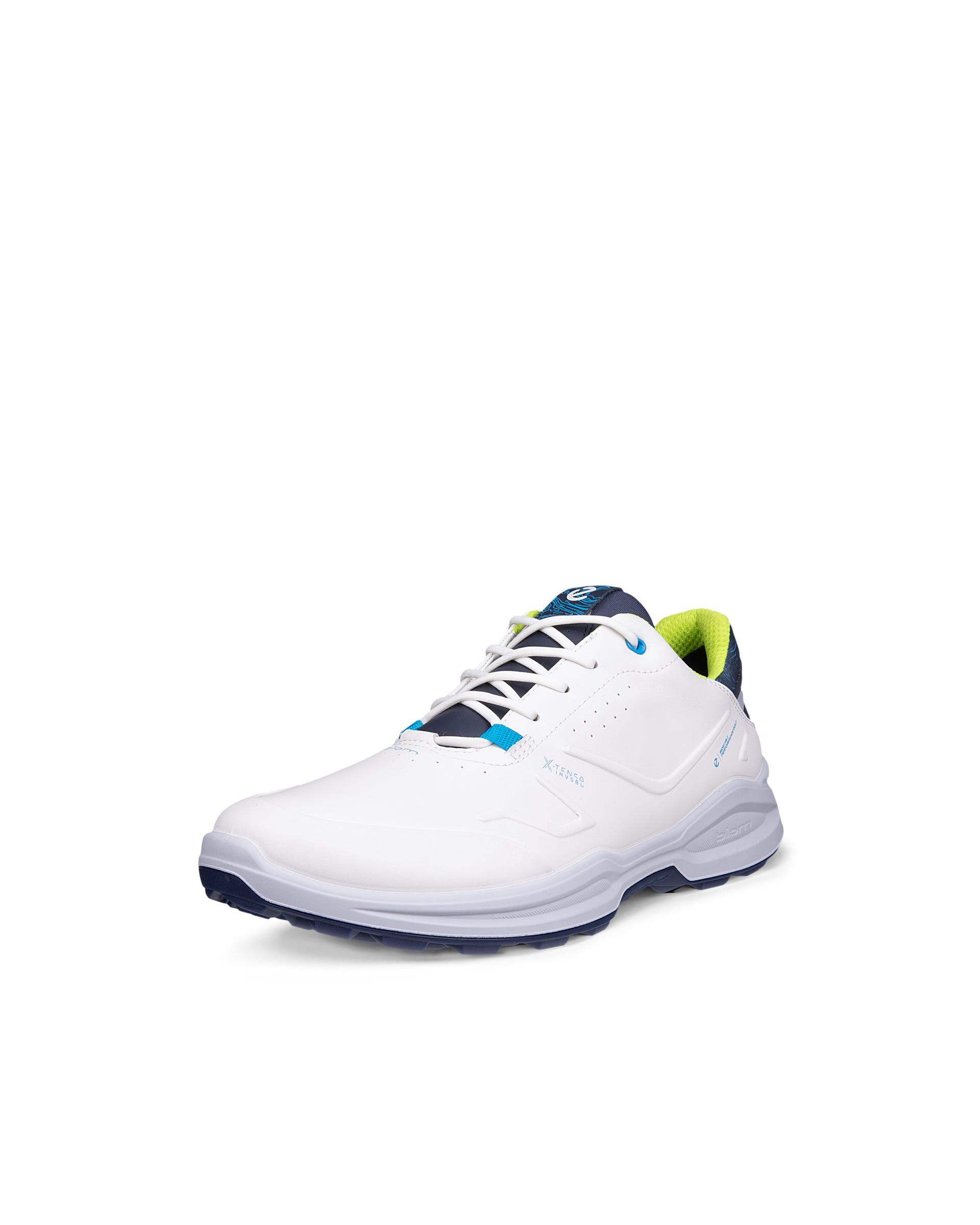 Men's ECCO® Golf Biom H6 Leather Waterproof Golf Shoe - White - Outside