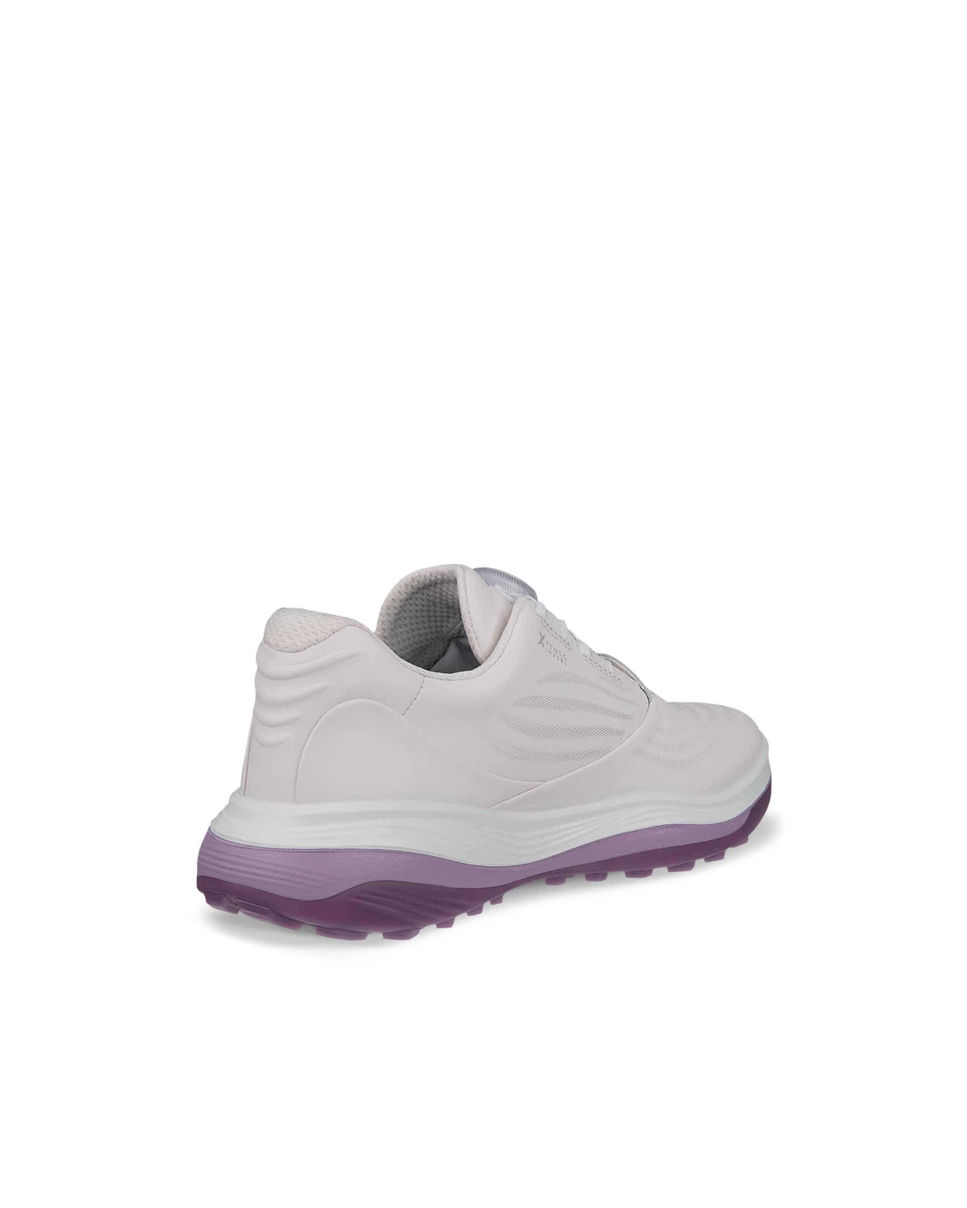 Women's ECCO® Golf LT1 Hybrid Boa Leather Waterproof Golf Shoe - Pink - Back