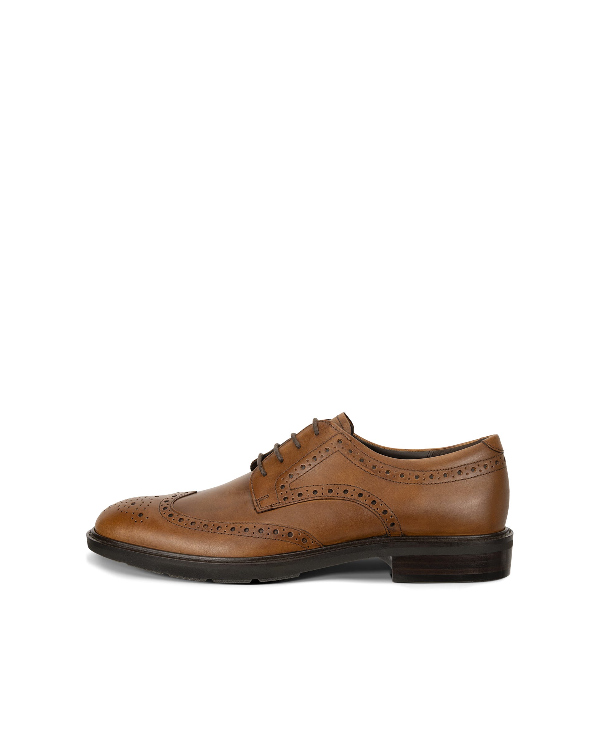 ECCO® METROPOLE PRAGUE Herren Budapester aus Leder - Braun - Outside