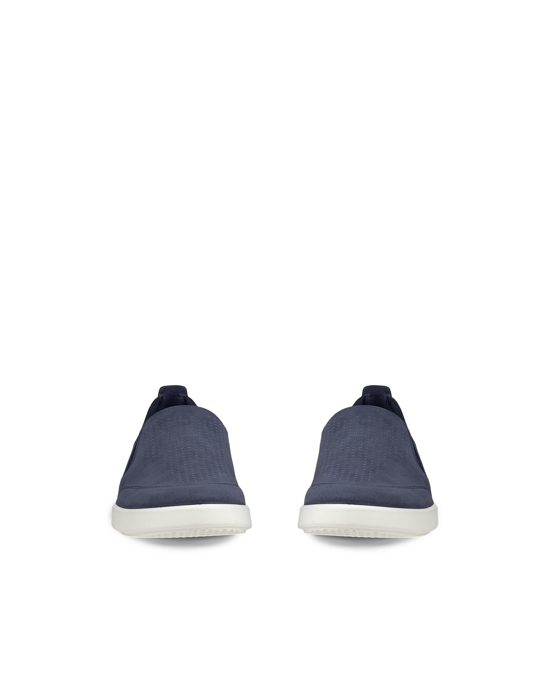 Men's ECCO® Travel Slip-On Shoe - Blue - Front pair