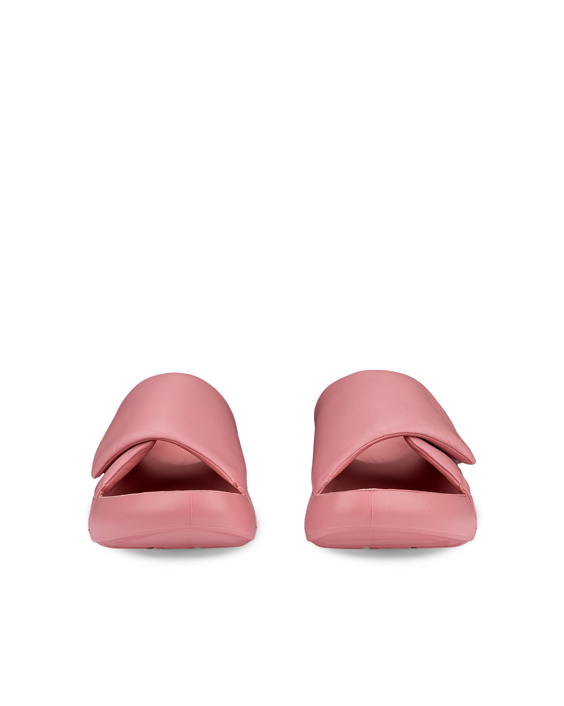 ECCO® Cozmo PF sandale en cuir pour femme - Rose - Front pair