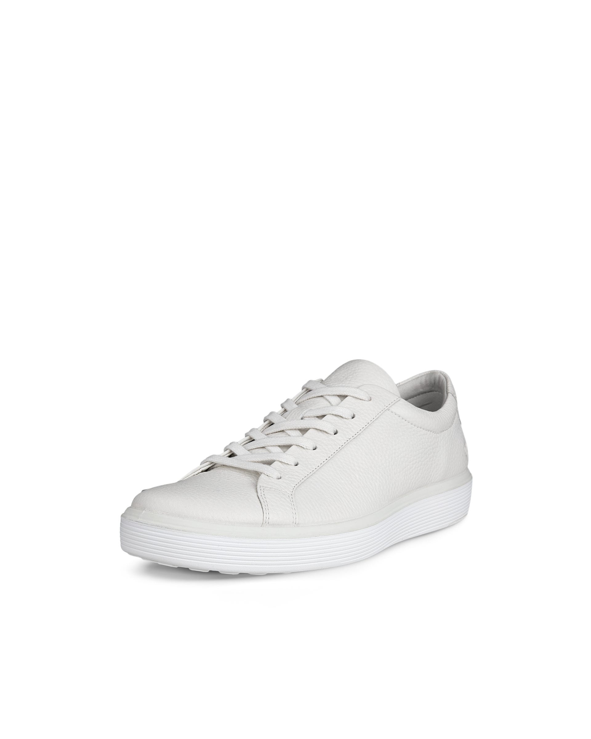 ECCO® Soft 60 baskets en cuir pour homme - Blanc - Main