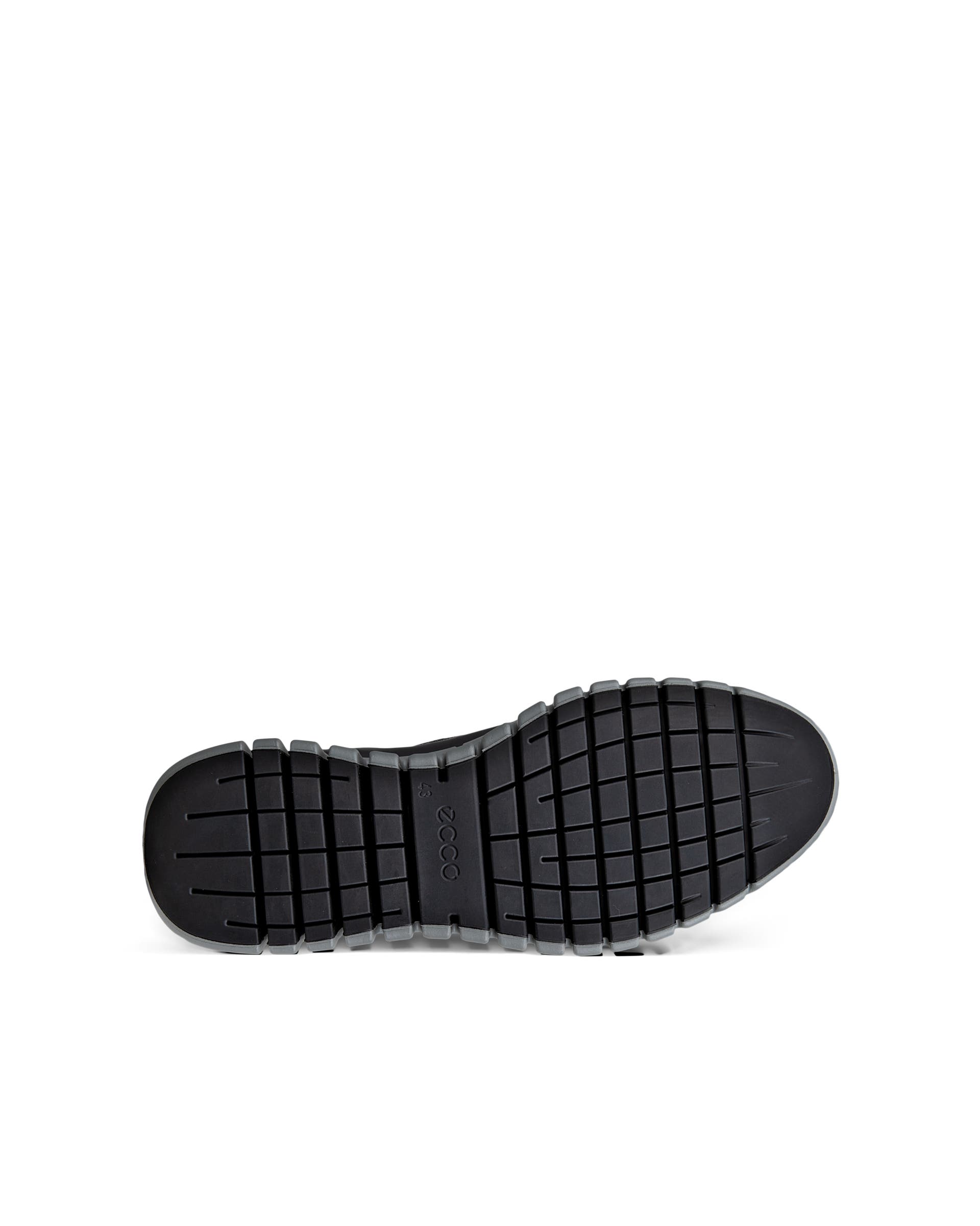 ECCO® GRUUV heren sneaker van textiel - Grijs - Sole