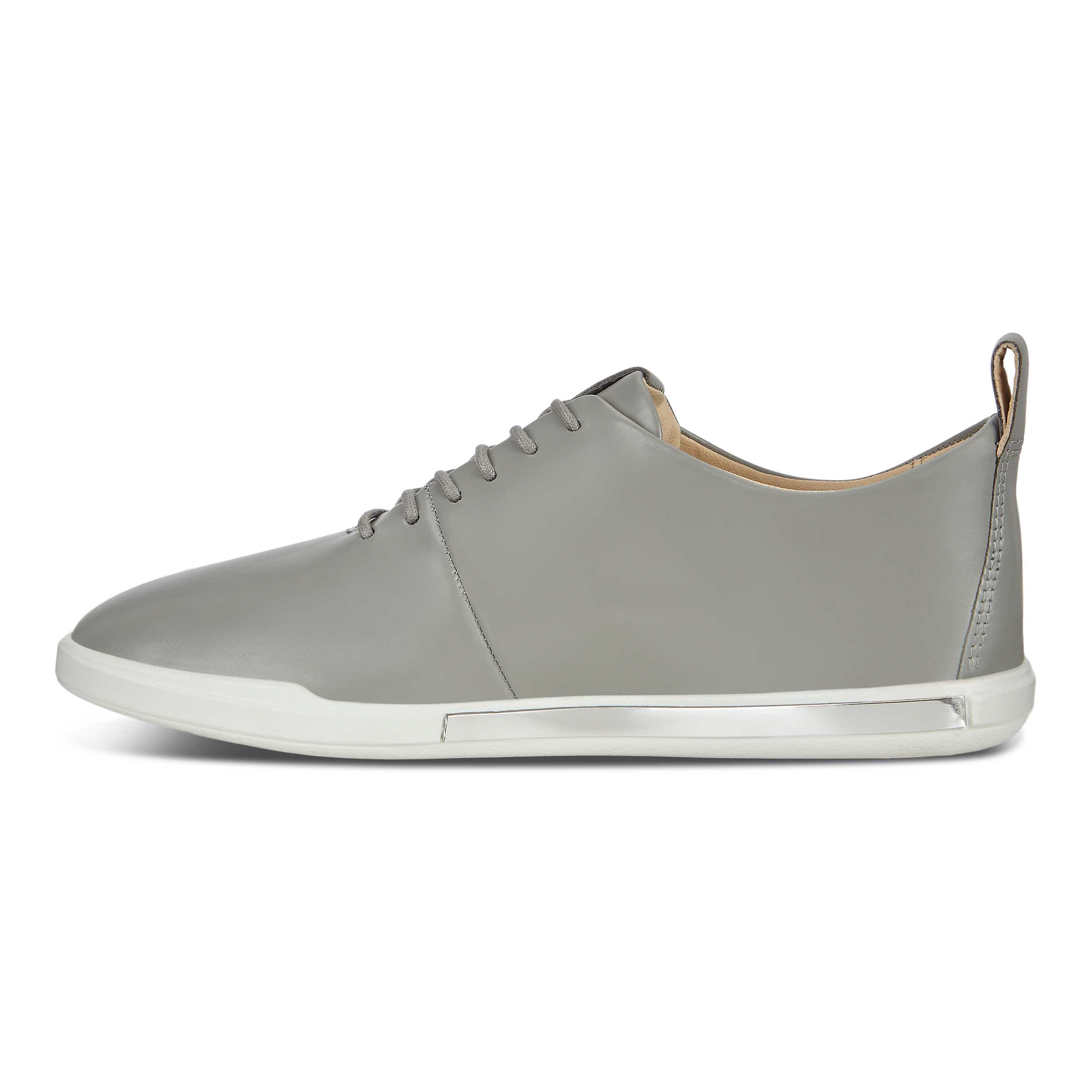 Women's ECCO® Simpil II Leather Sneaker - Grey - Inside
