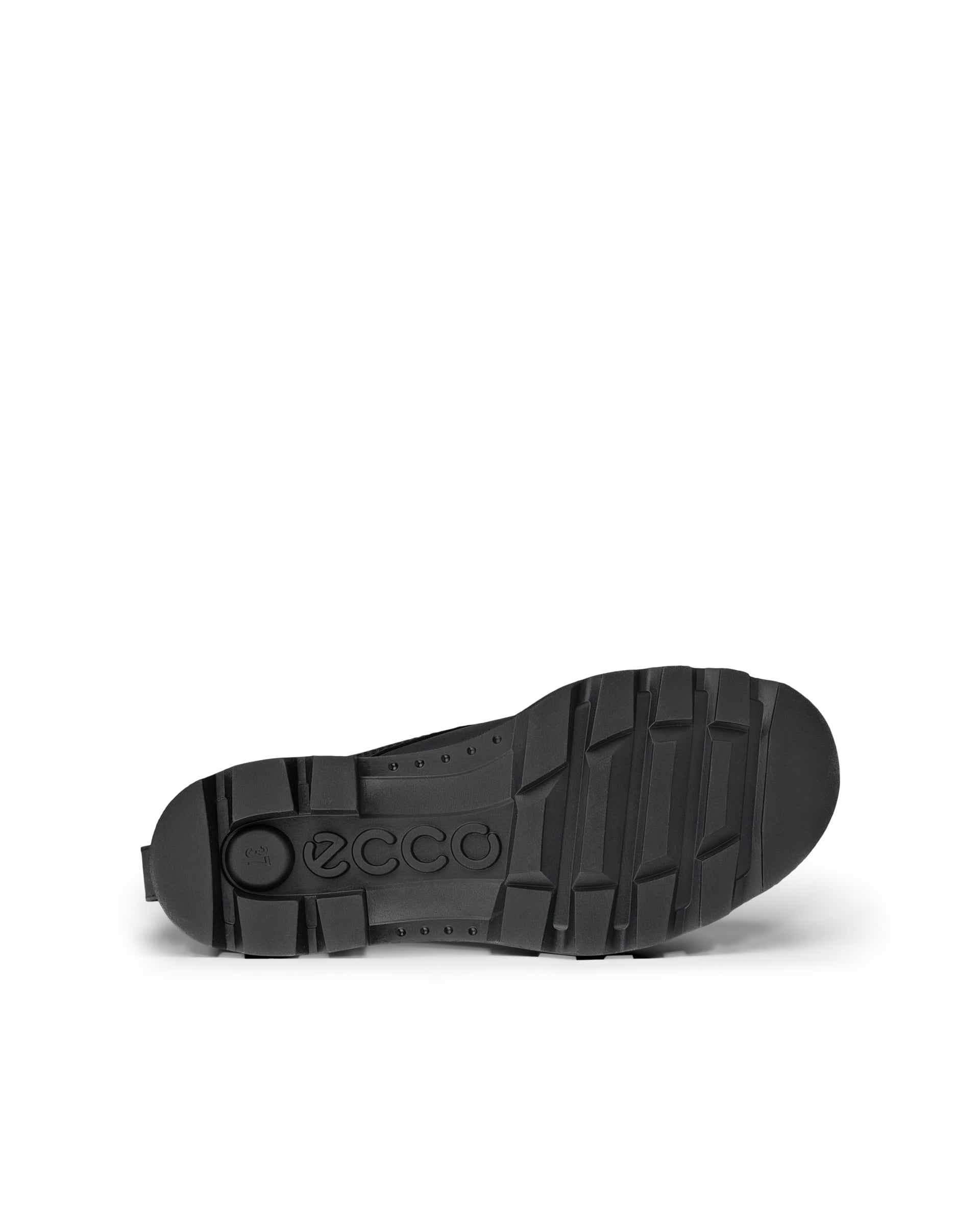 ECCO Grainer ウィメンズ ヌバックウォータープルーフレースアップブーツ - ブラック - Sole