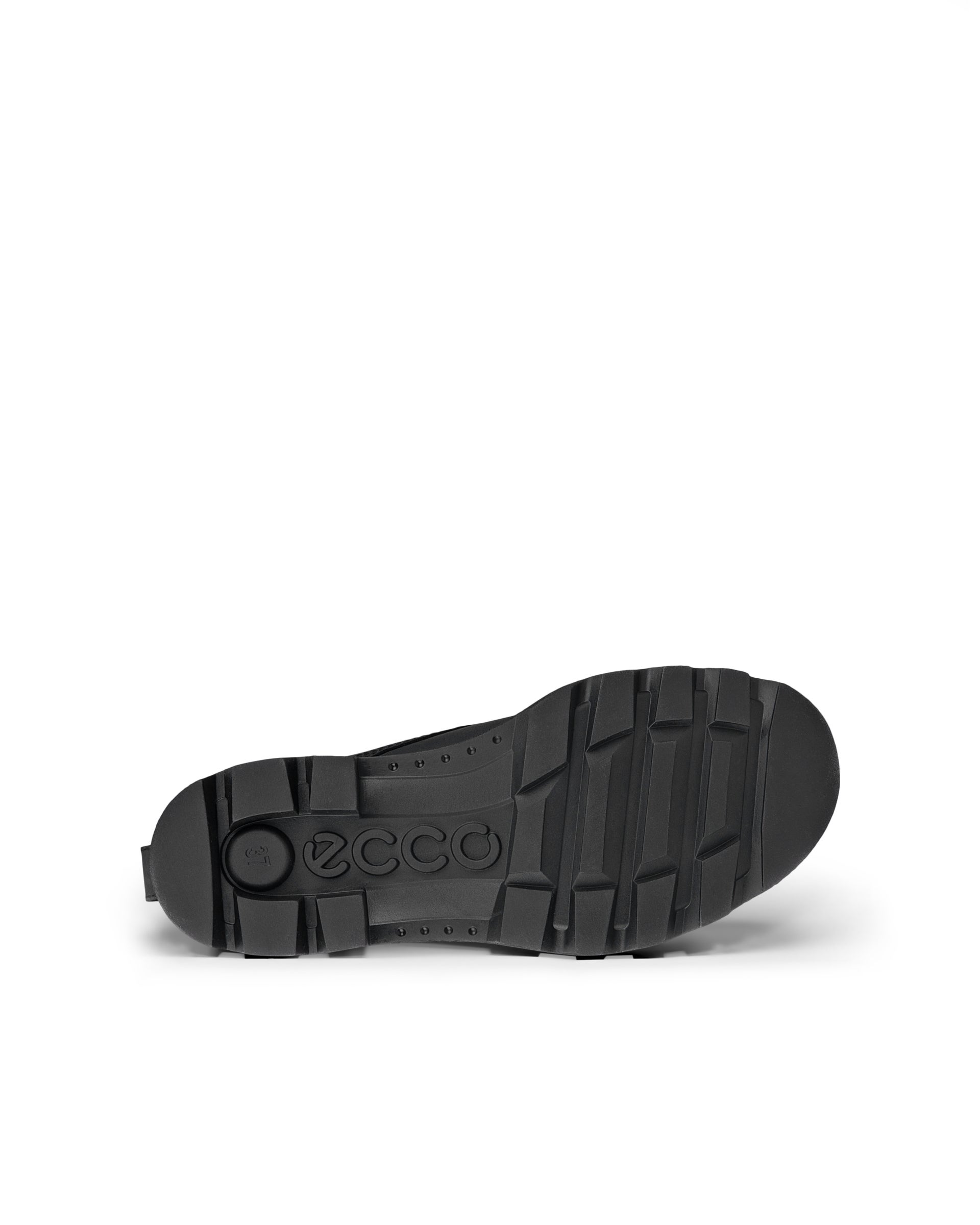 ECCO Grainer ウィメンズ ヌバックウォータープルーフレースアップブーツ - ブラック - Sole