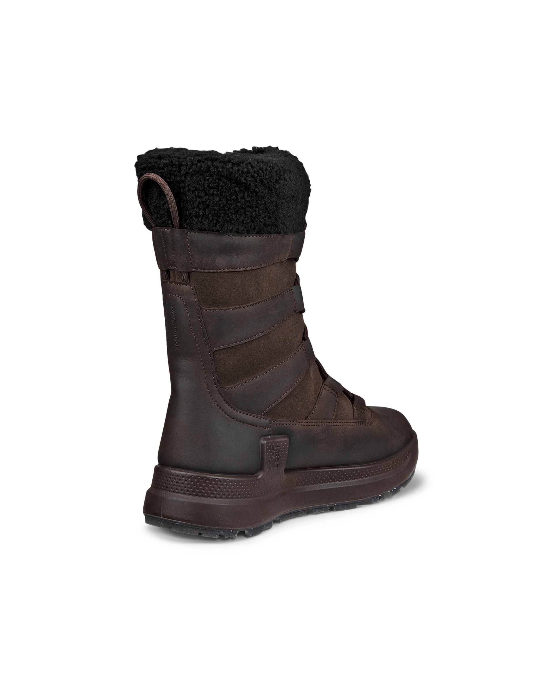 ECCO® Solice Damen Wasserdichte Winterstiefel aus Nubukleder  - Braun - Back