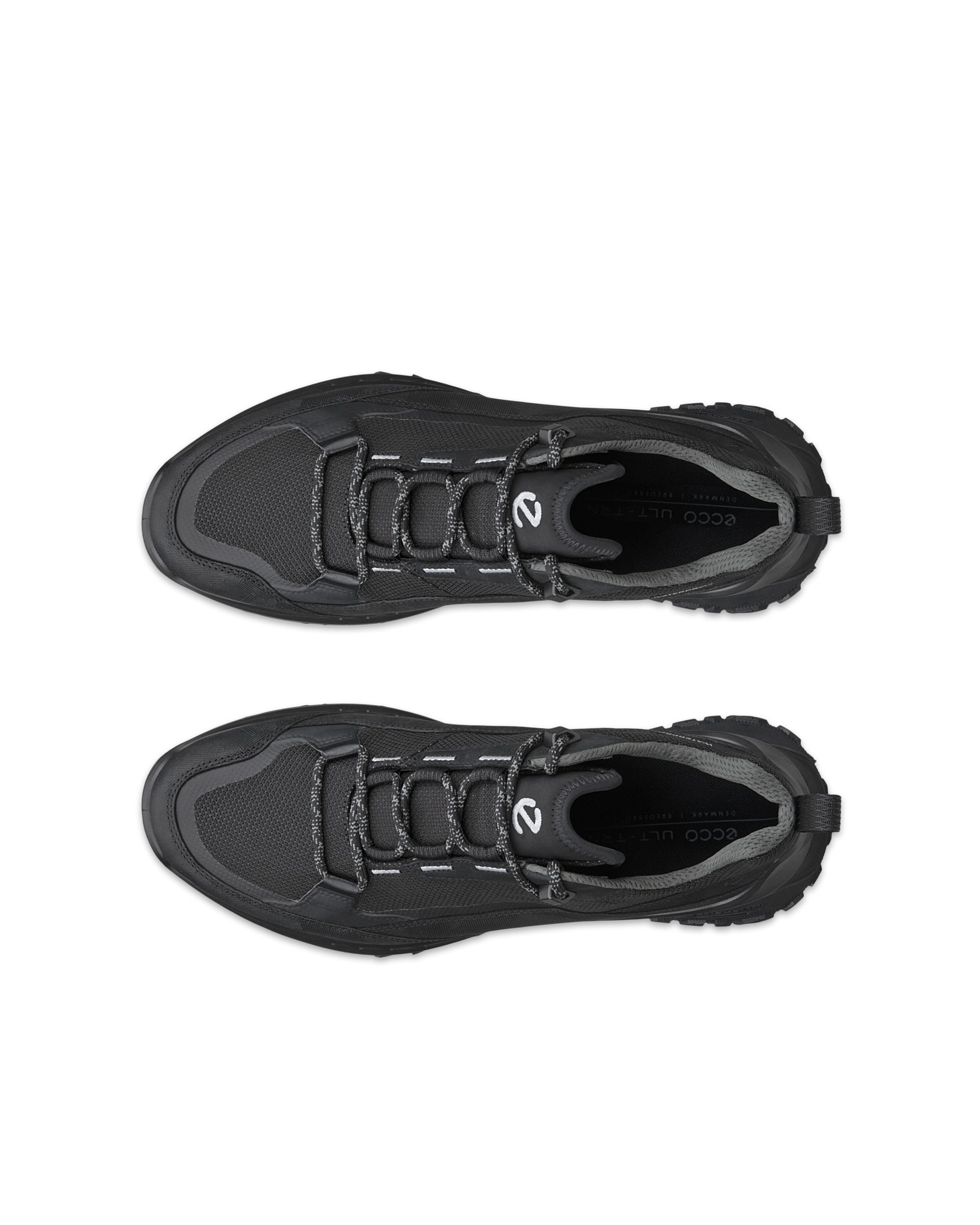 ECCO® ULT-TRN Low muške vodootporne cipele za planinarenje od nubuka - Crna - Top left pair