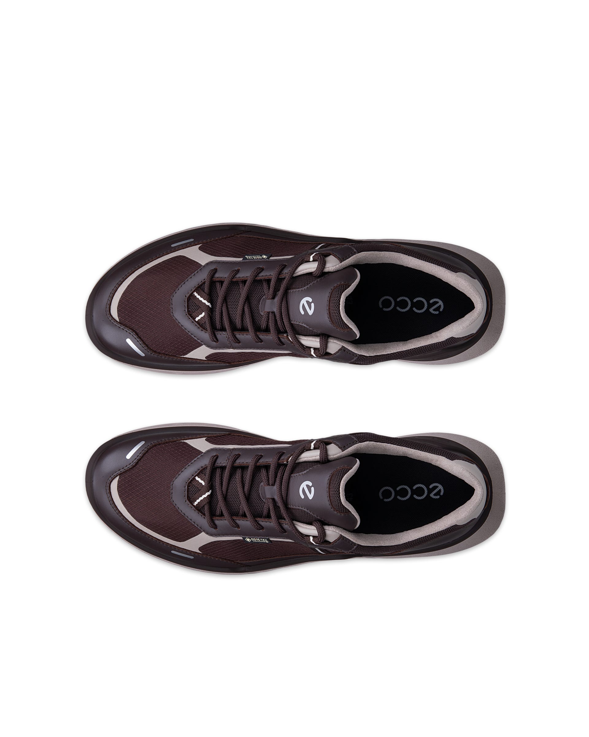 ECCO® BIOM 720 Gore-Tex sneaker i læder til herrer - Brun - Outside