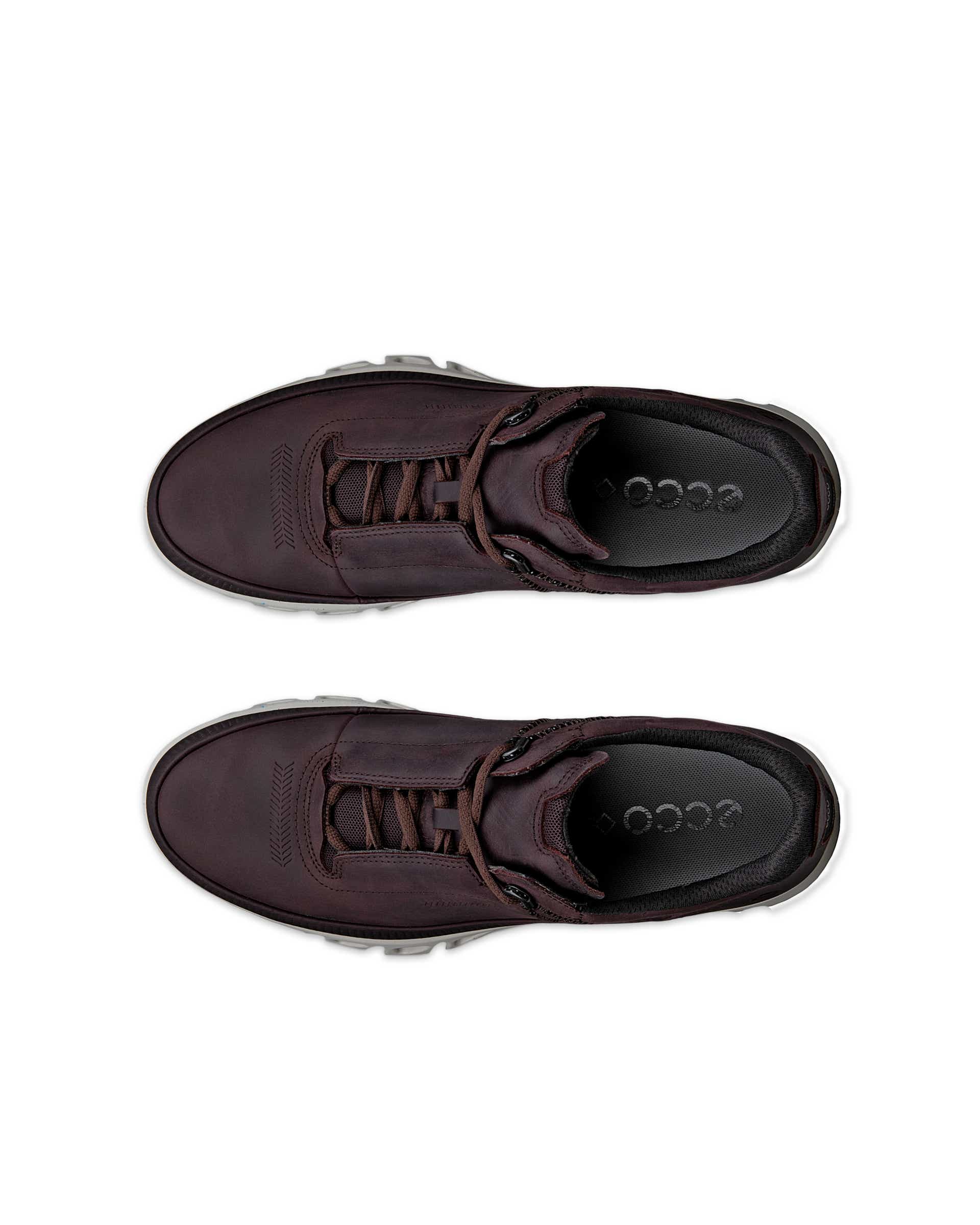 ECCO® MULTI-VENT heren nubuck Gore-Tex schoen - Bruin - Top left pair