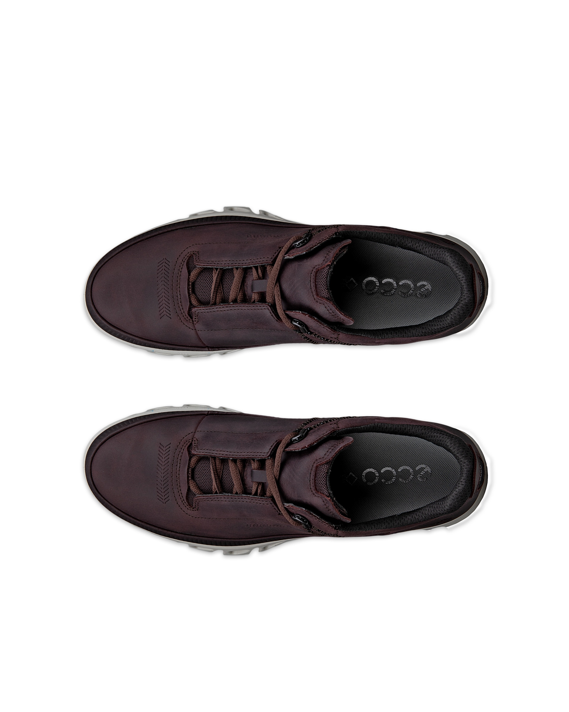 ECCO® MULTI-VENT heren nubuck Gore-Tex schoen - Bruin - Top left pair
