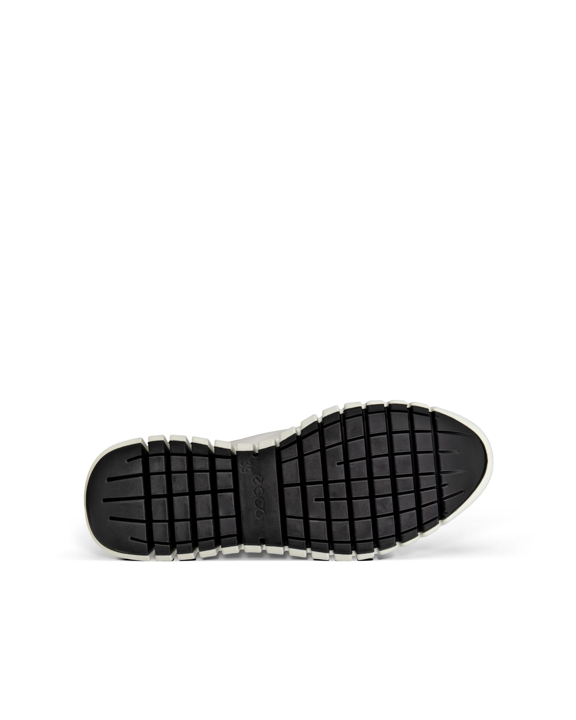 Women's ECCO® Gruuv Leather Trainer - White - Sole