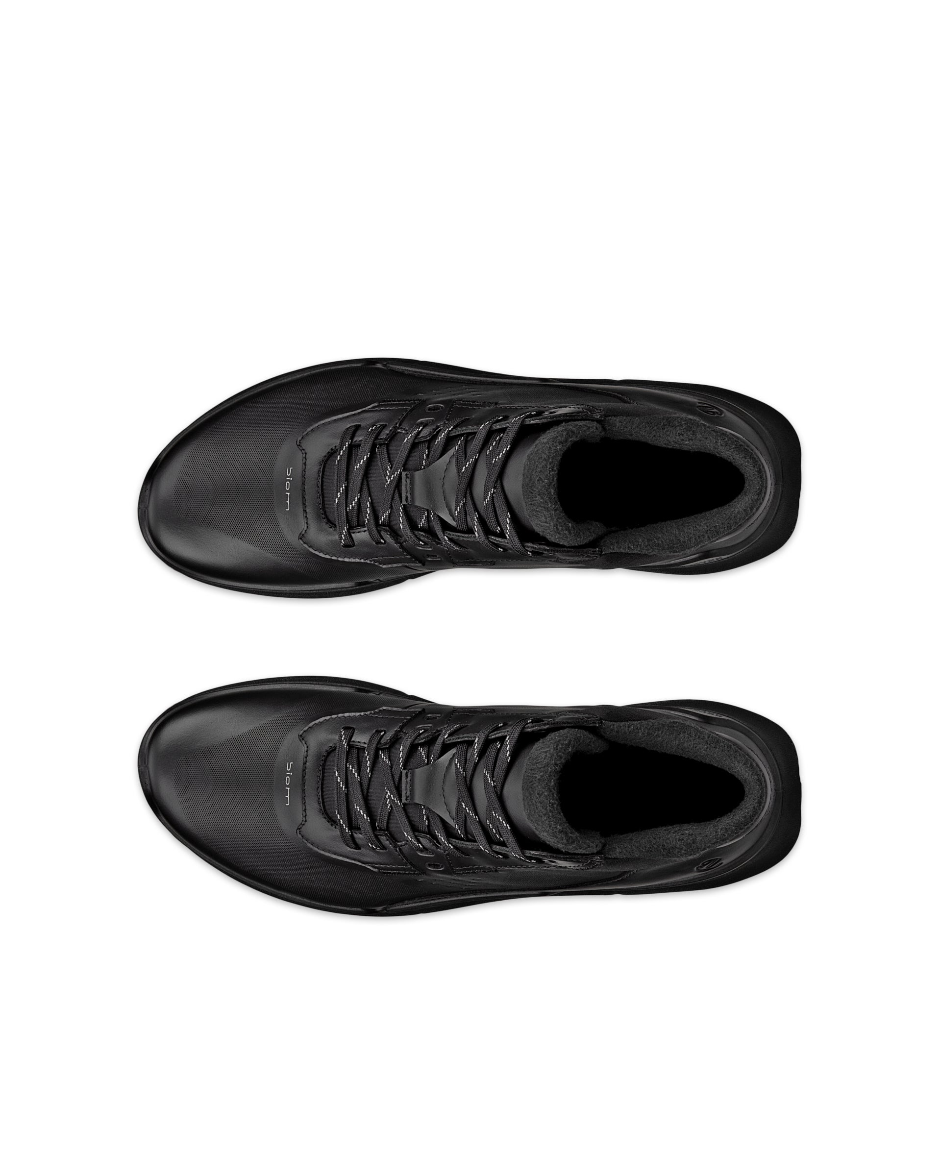 ECCO® BIOM 2.2 baskets en cuir pour homme - Noir - Top left pair