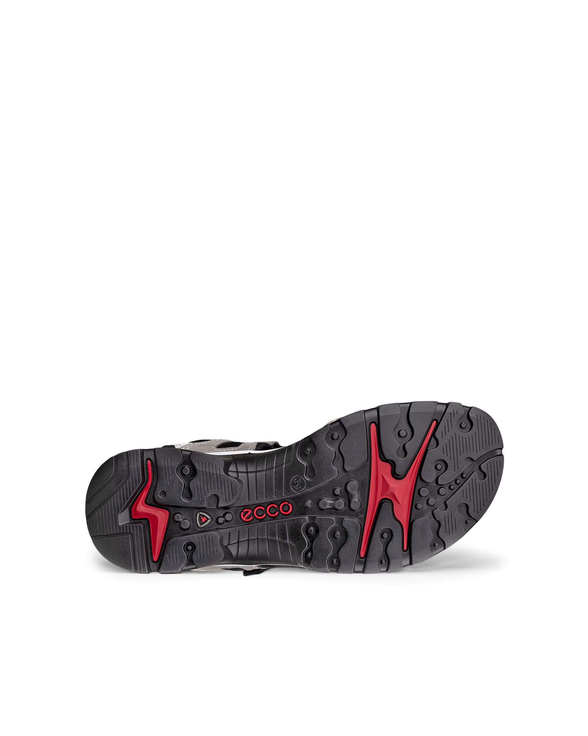 Women's ECCO® Offroad Yucatan Nubuck Walking Sandal - Grey - Sole
