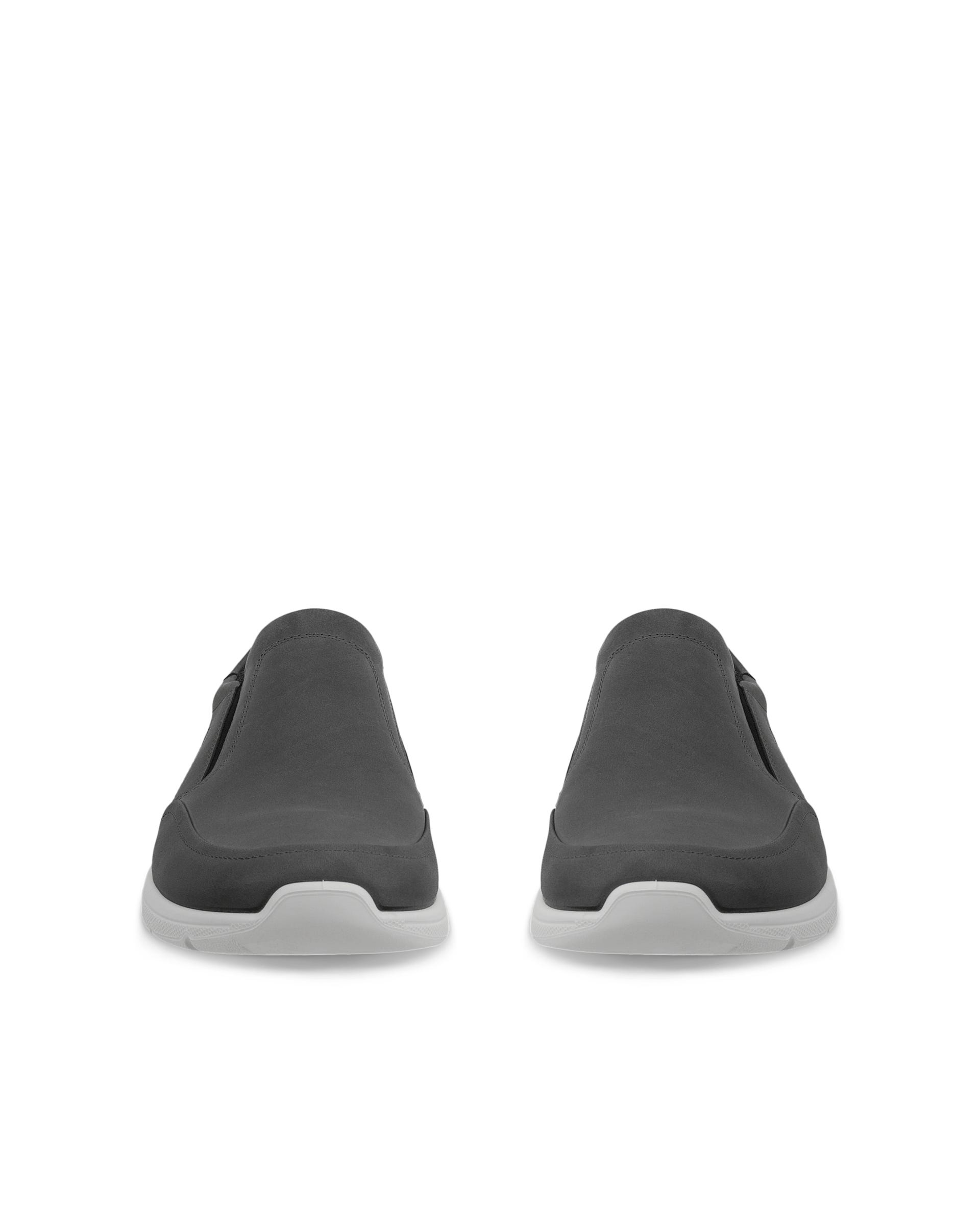 ECCO® IRVING Herren Nubuk-Slipper - Grau - Outside
