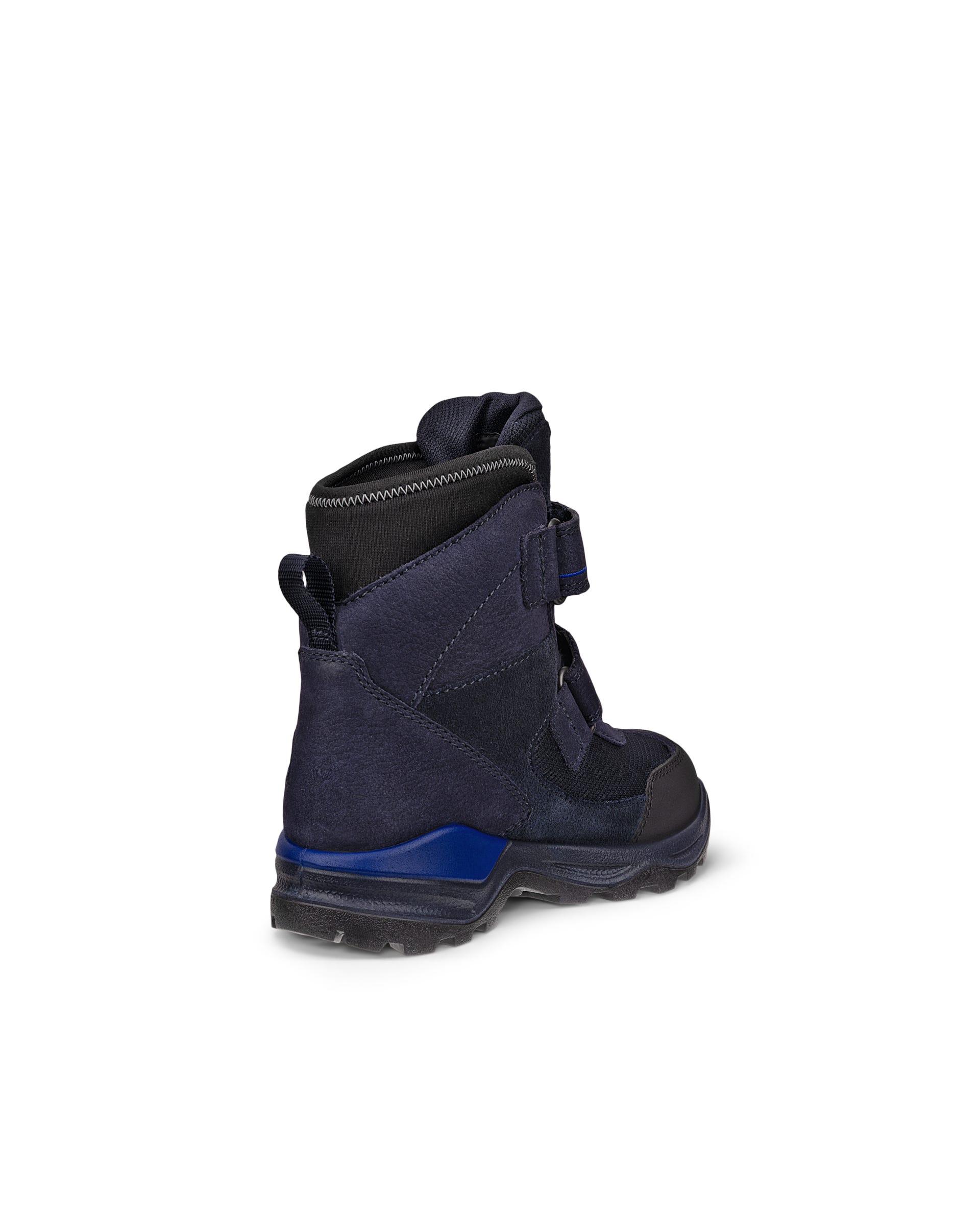 Dziecięce wodoodporne nubukowe buty zimowe ECCO® SNOW MOUNTAIN - Niebieski - Back