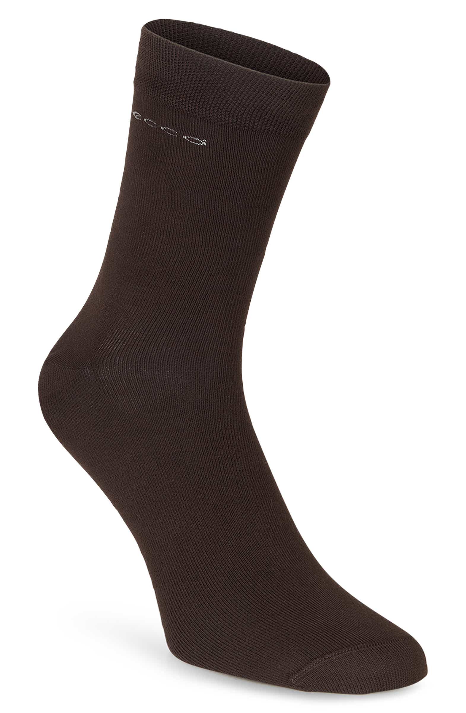 ECCO Soft Touch Crew Sock - Brown - Main