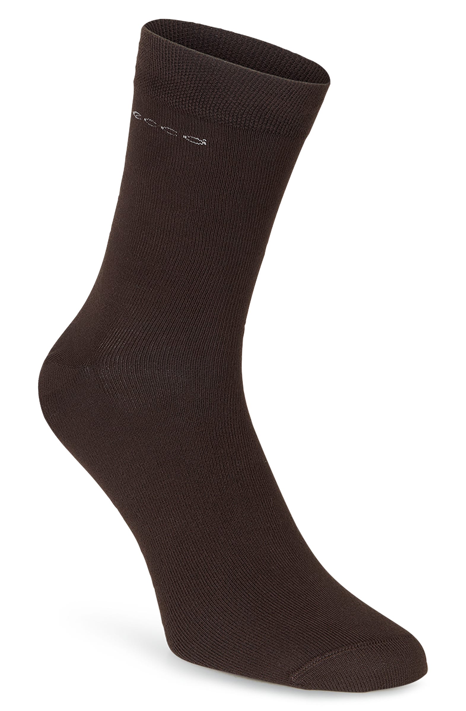 ECCO Soft Touch Crew Sock - Brown - Main