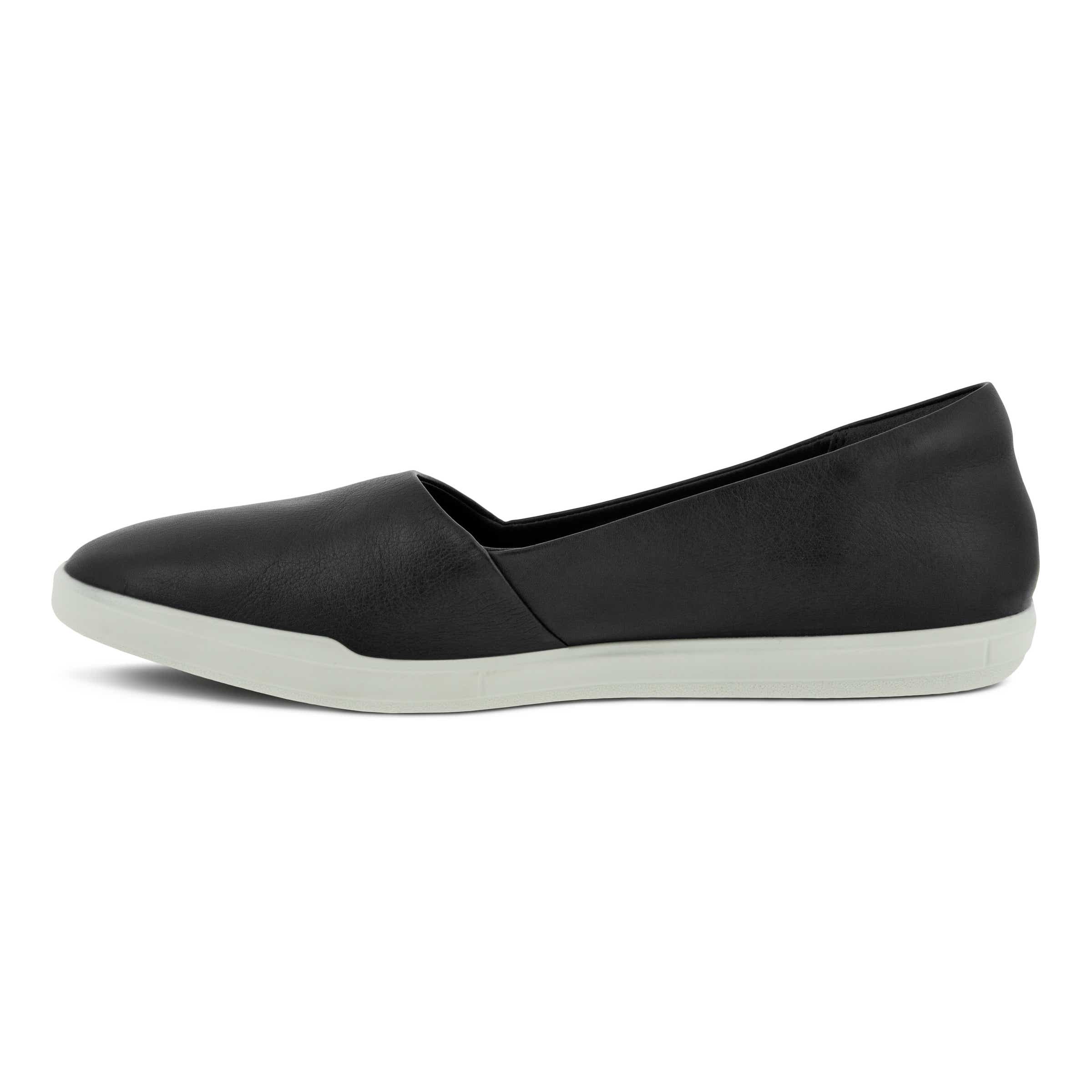 Women's ECCO® Simpil Leather Slip-On - Black - Inside