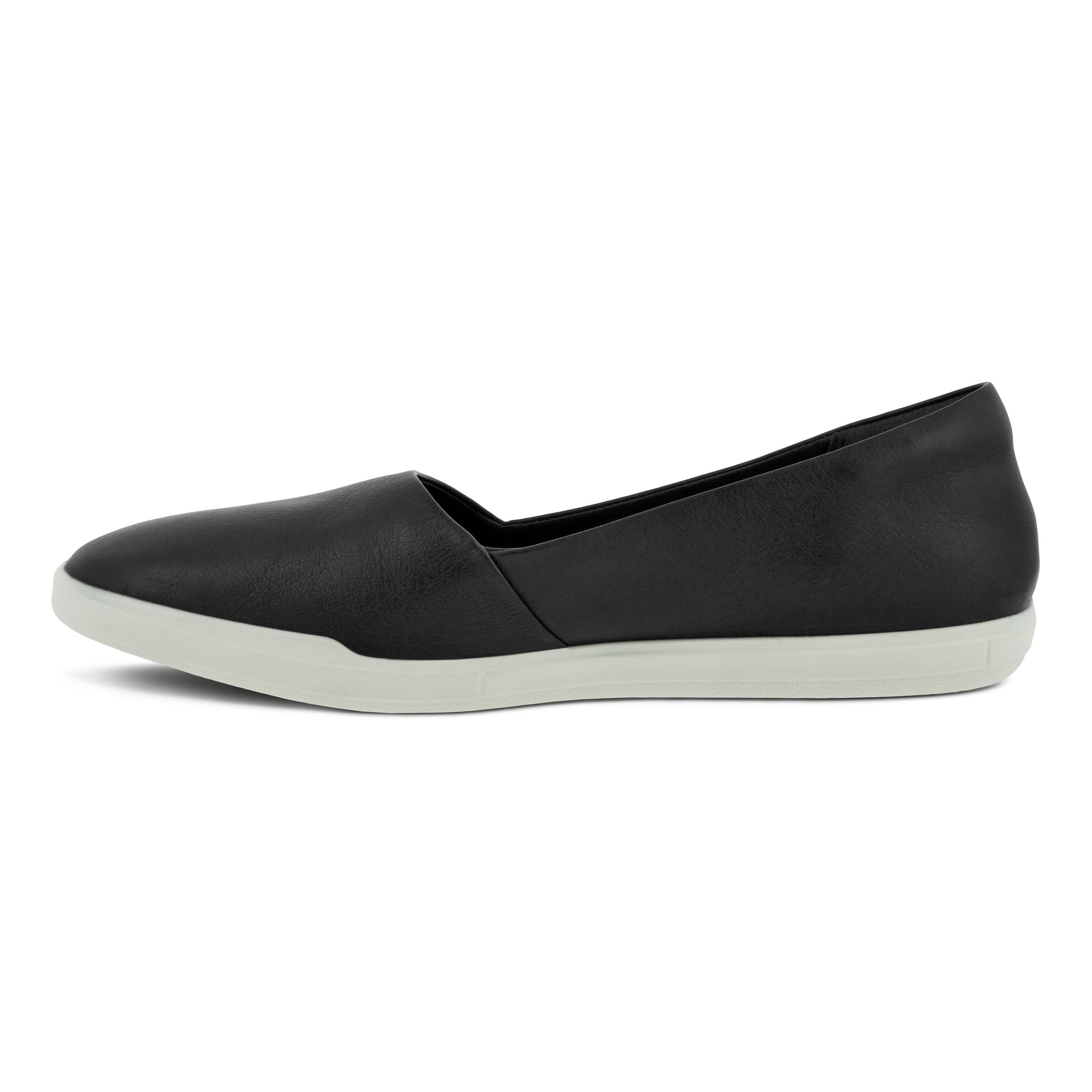 Women's ECCO® Simpil Leather Slip-On - Black - Inside