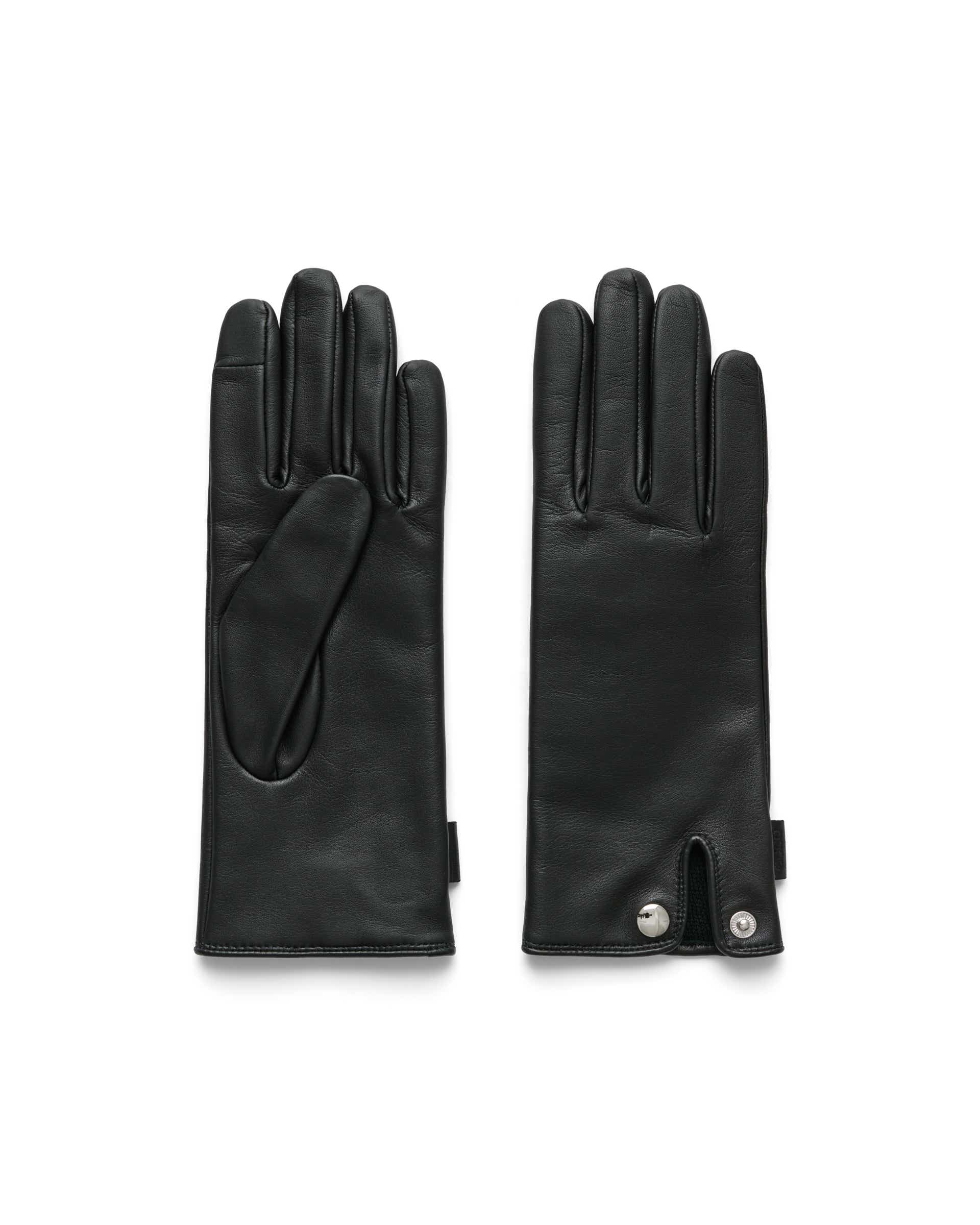 luvas de couro mulher ECCO® - Preto - Main