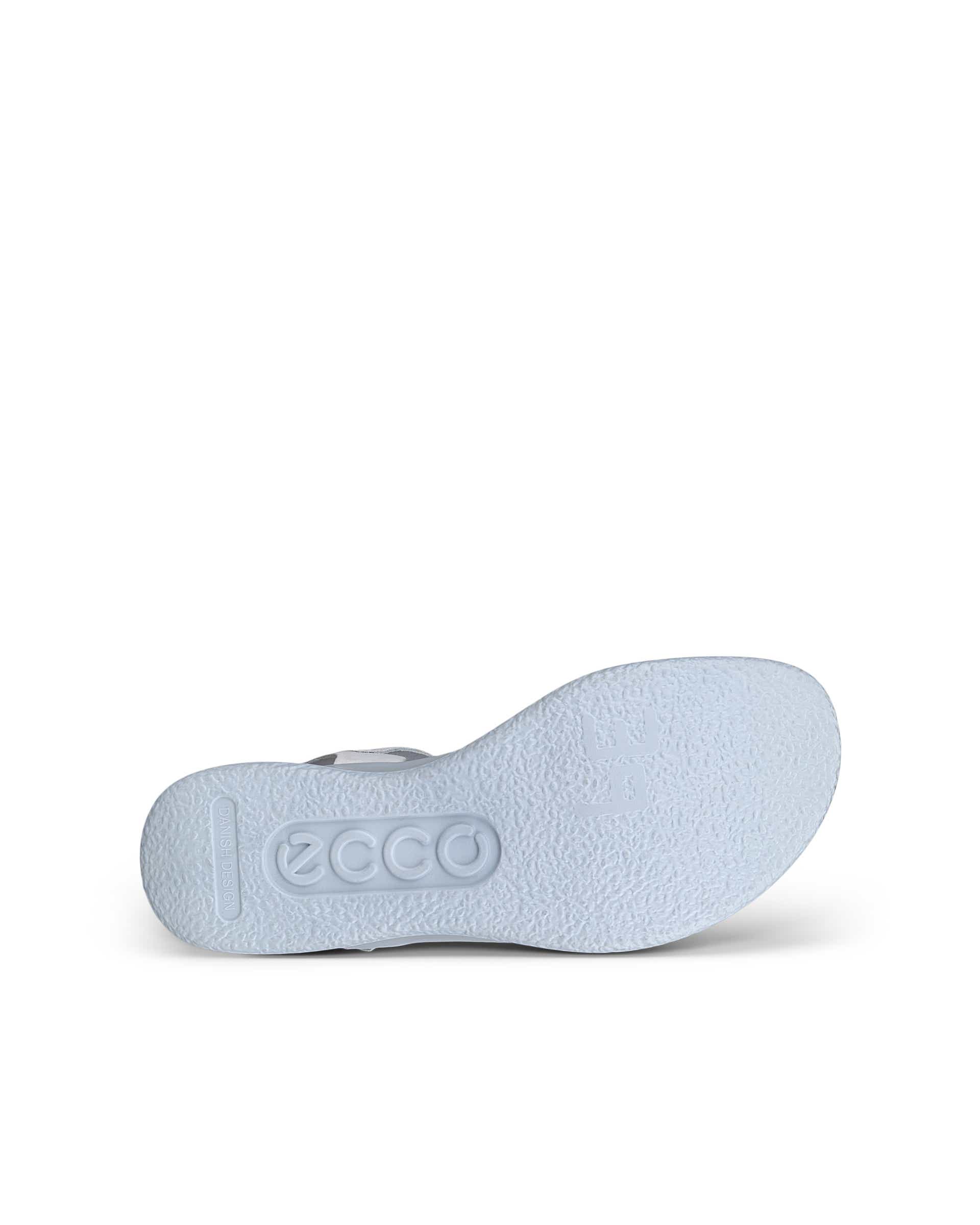 Sandalias de piel con cuña ECCO® FLOWT WEDGE LX para mujer - Azul - Sole