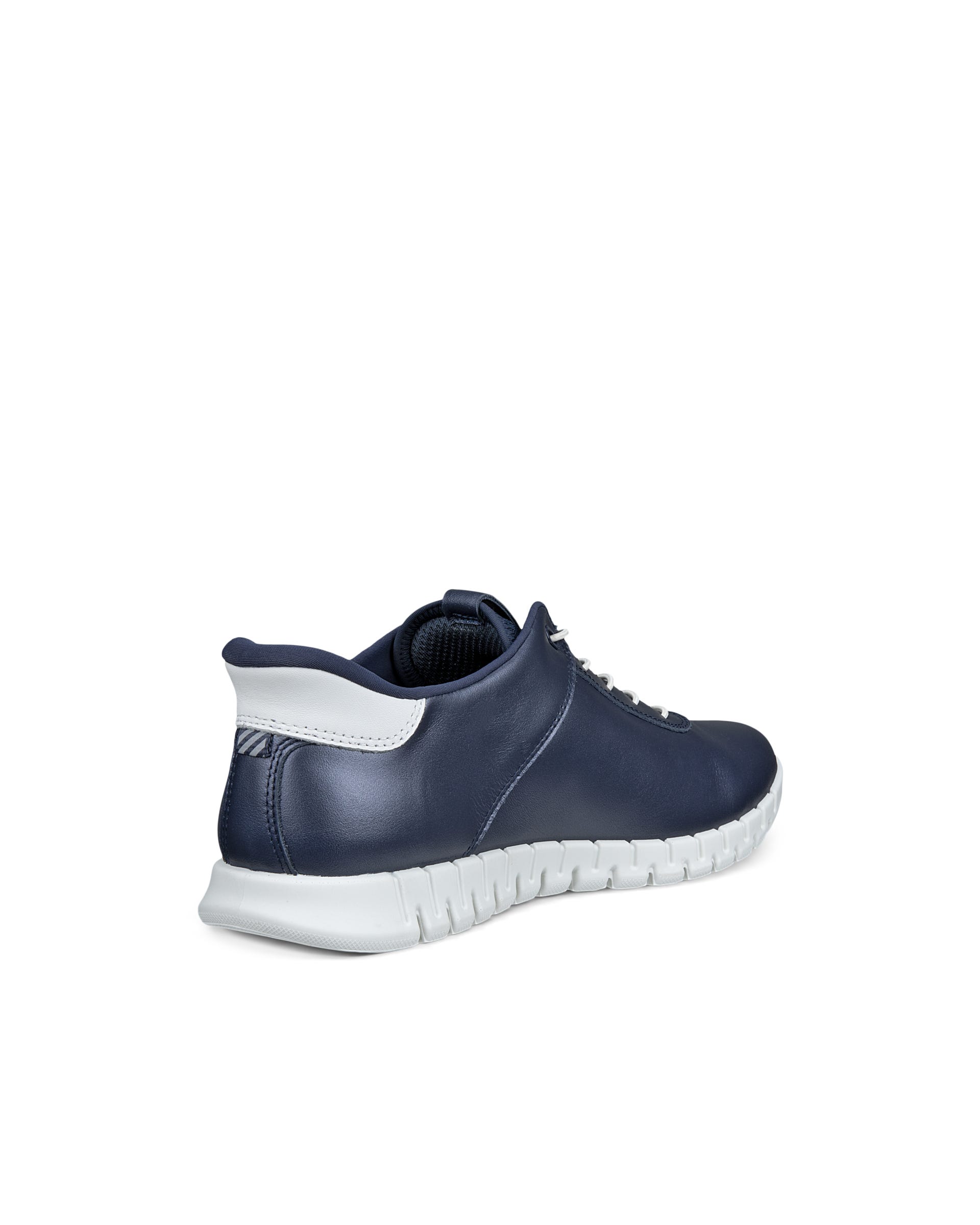 ECCO® GRUUV LITE slip-on sneakers i læder til damer - Blå - Back