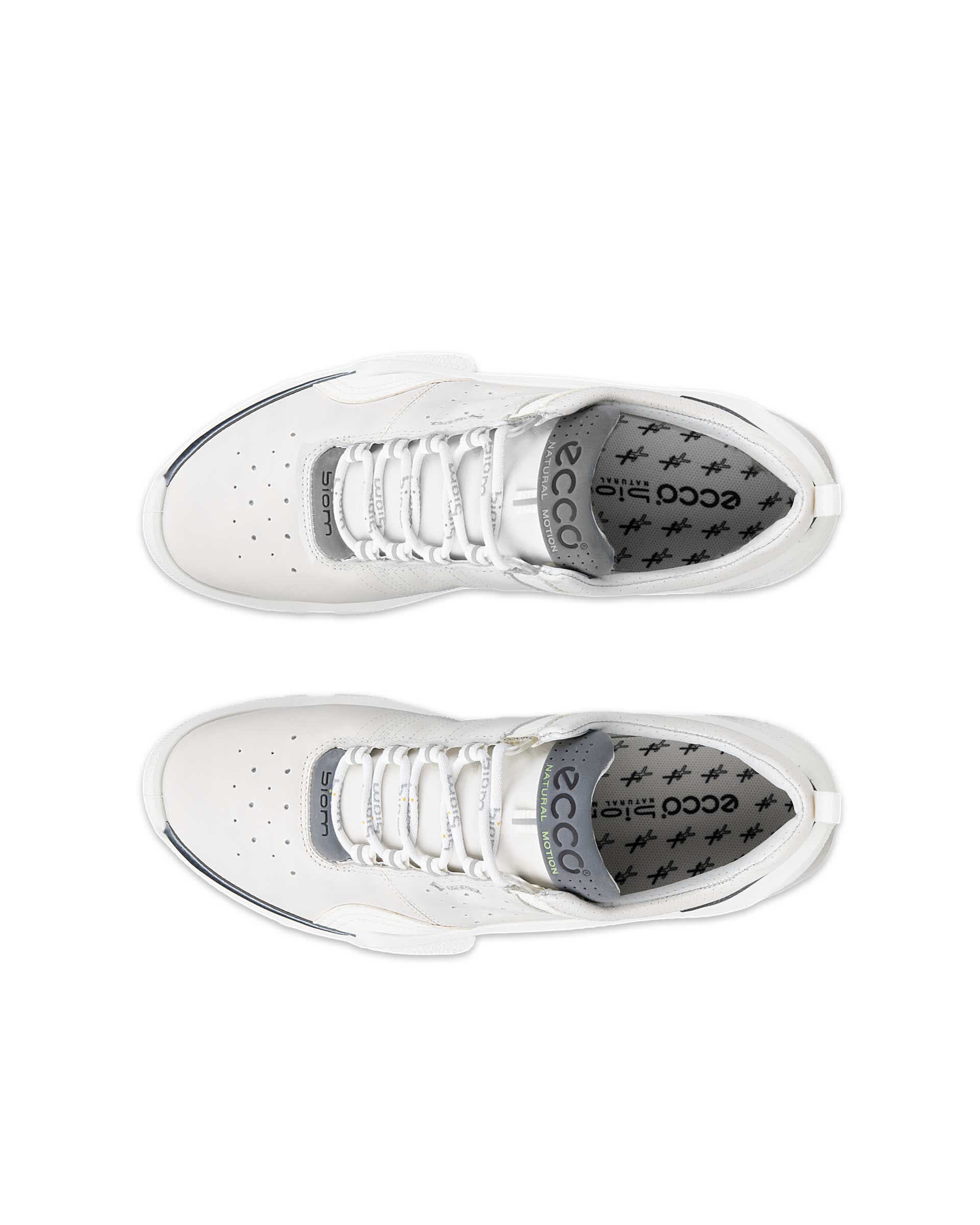 ECCO BIOM C2-TRAIL WOMEN ウィメンズ レザースニーカー - ホワイト - Top left pair