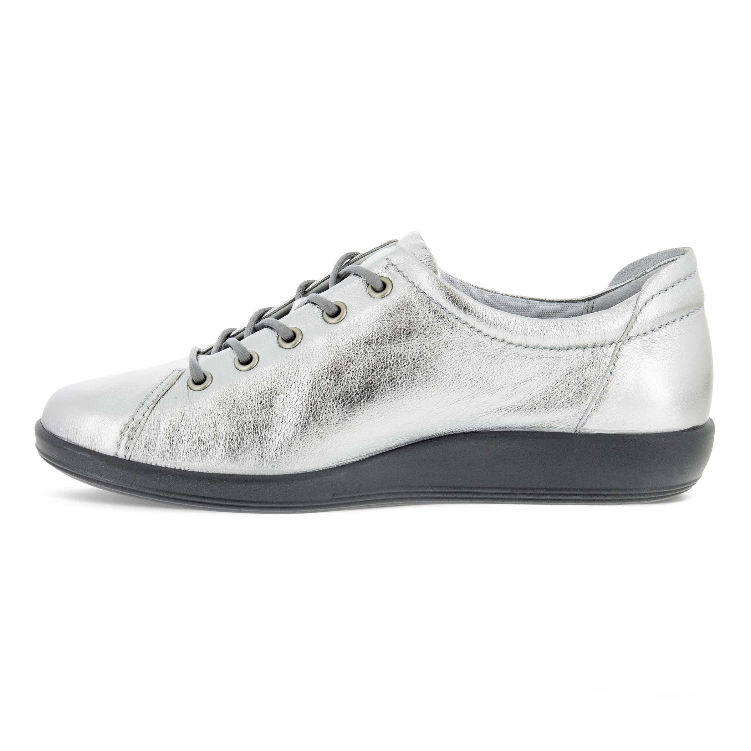 Women's ECCO® Soft 2.0 Leather Walking Shoe - Metallics - Inside