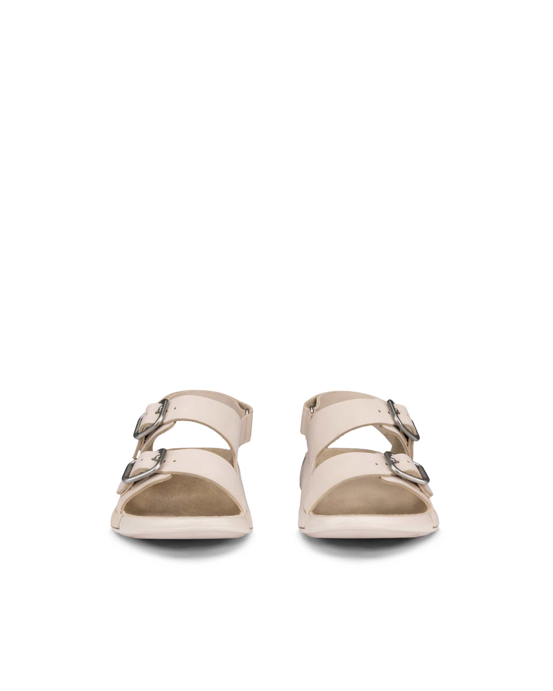 Dámské nubukové páskové sandály ECCO® Cozmo - Béžová - Front pair