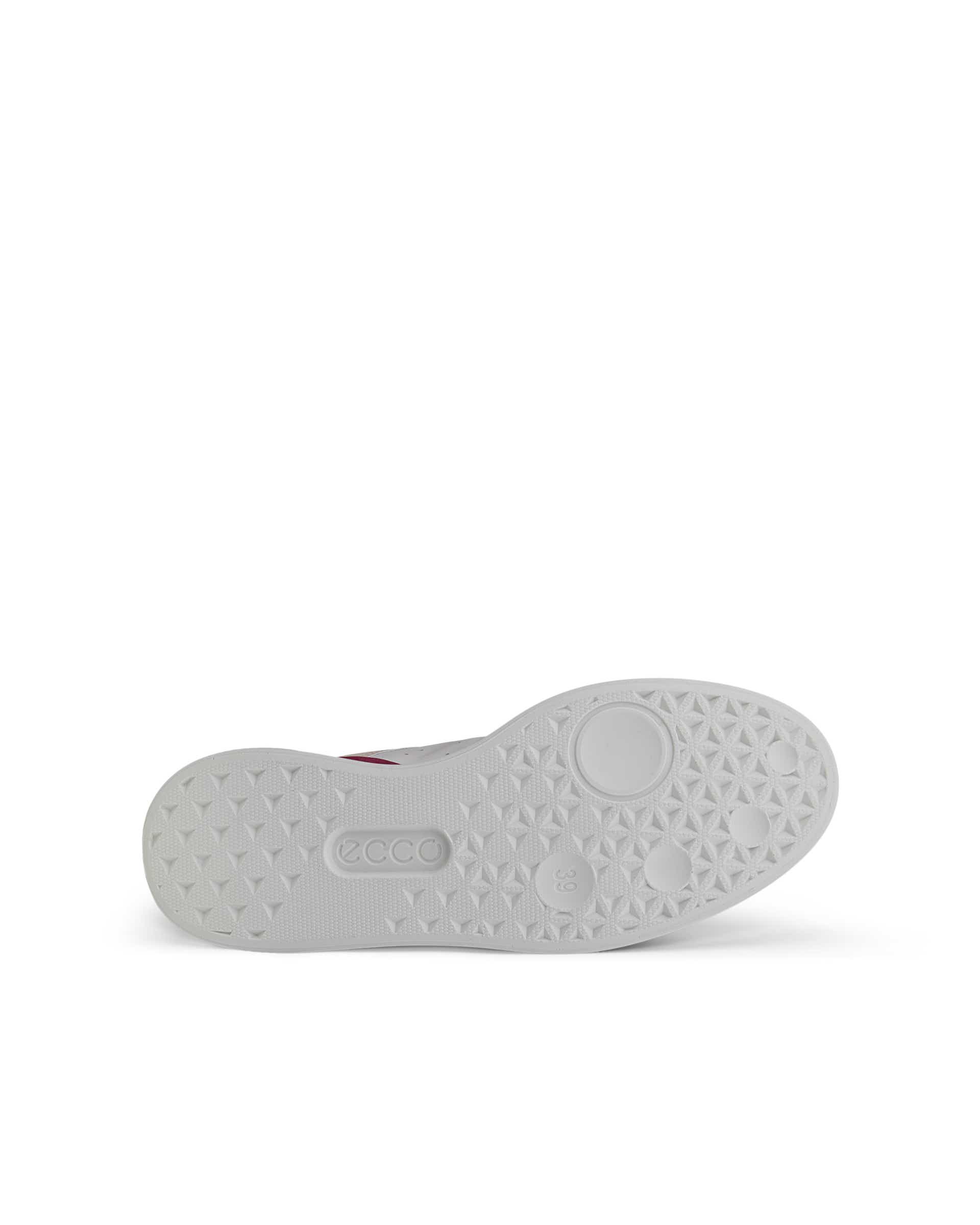 ECCO® STREET 720 baskets en cuir Gore-Tex pour femme - Rouge - Sole